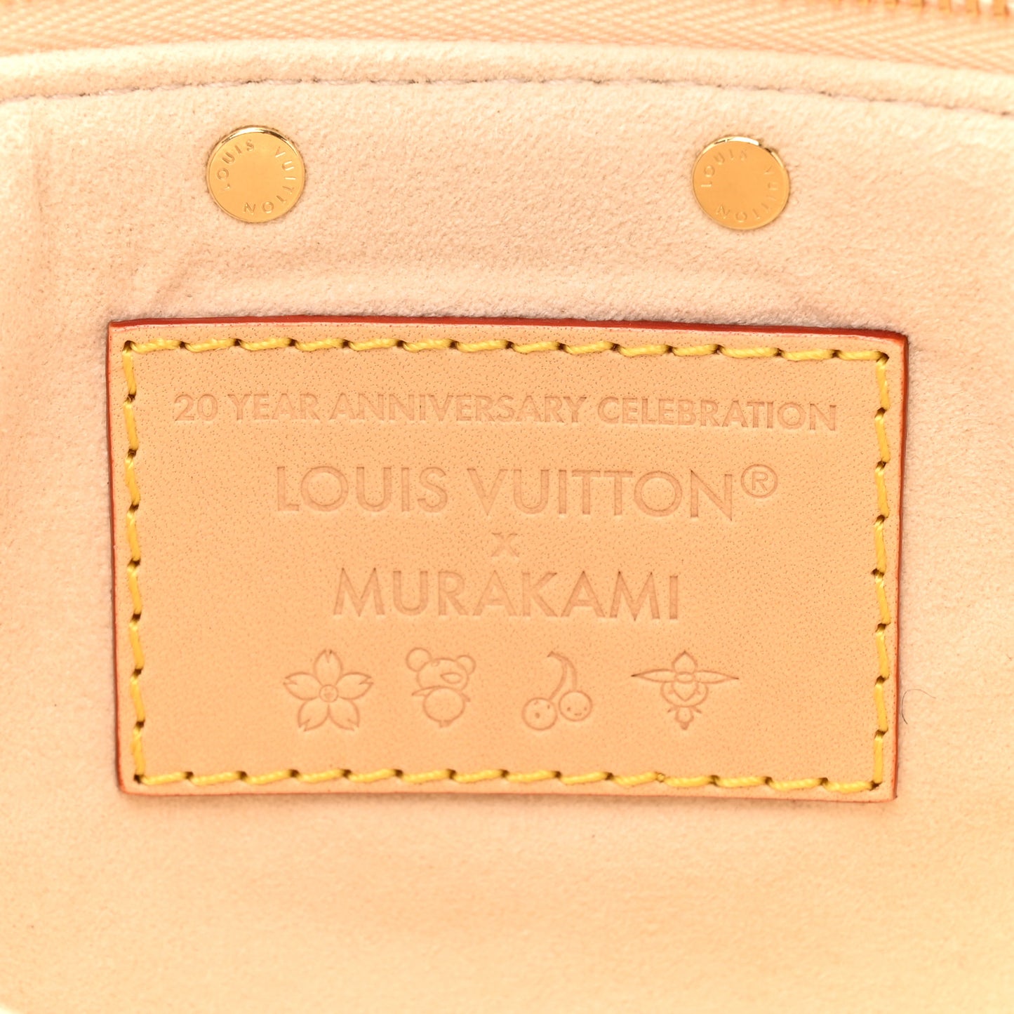 LV X TM Monogram Multicolor Pochette Accessories White