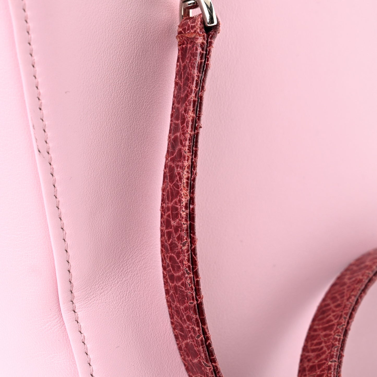 Calfskin Patent Embroidered Valentines Day Heart Medium Lady Dior Pink Multicolor