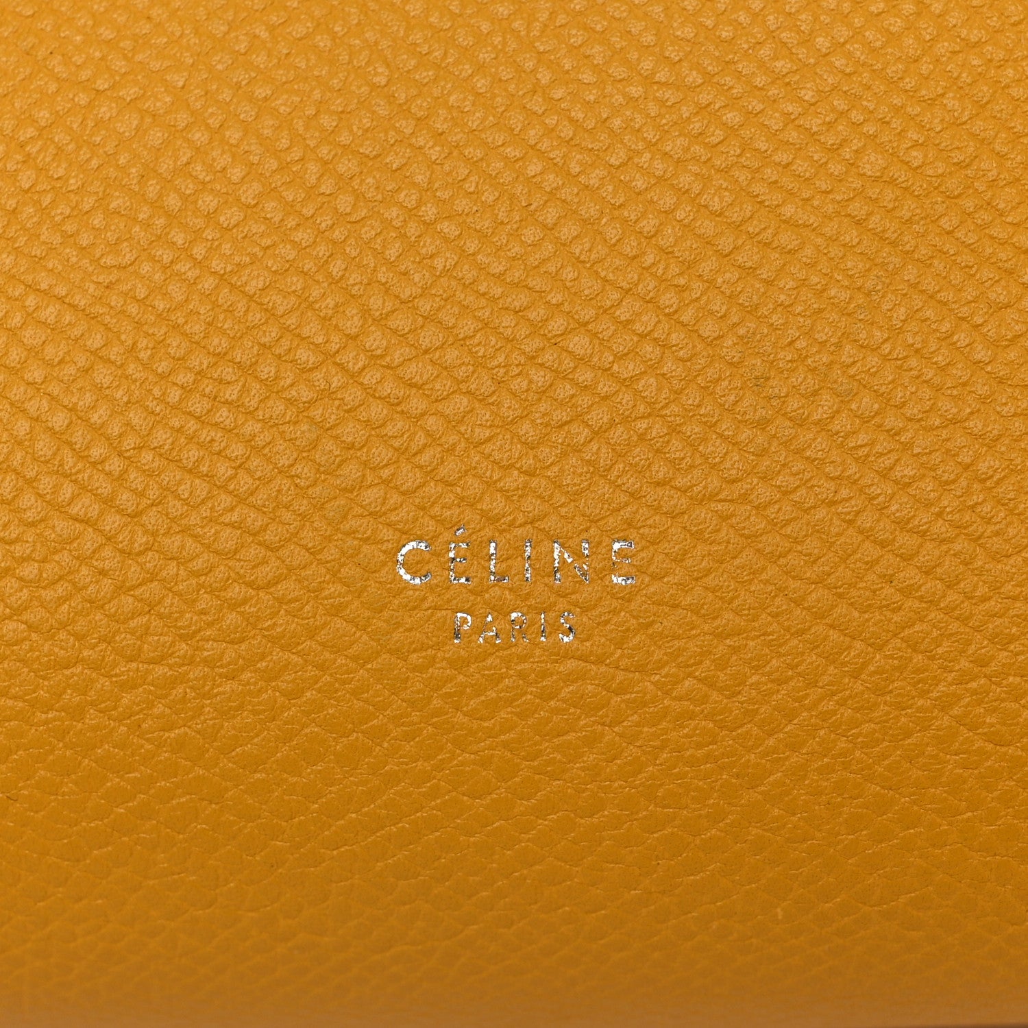 Celine Grained Calfskin Mini Belt Bag Amber 6 of 13