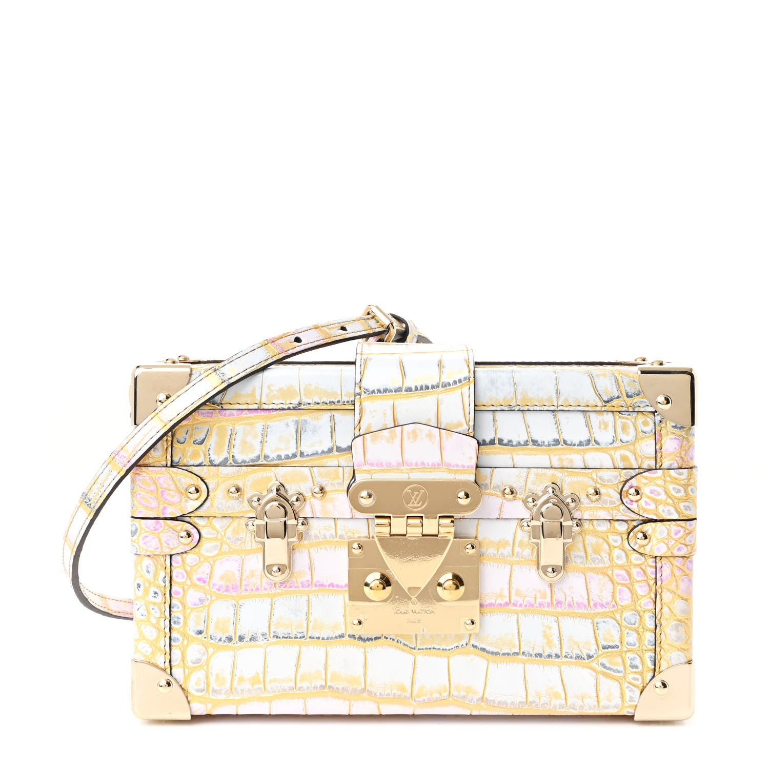 Louis Vuitton Alligator Royal Garden Petite Malle 1757761