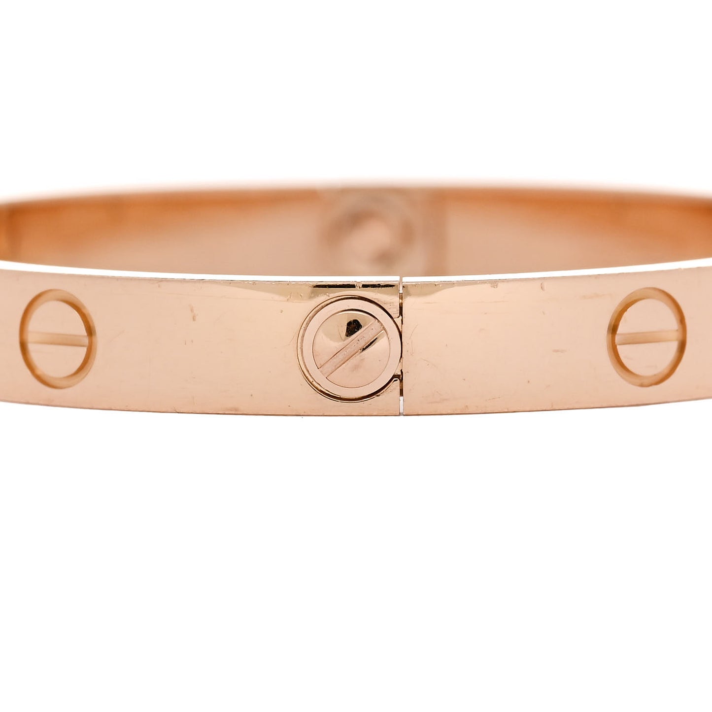 18K Pink Gold 4 Diamond LOVE Bracelet 16