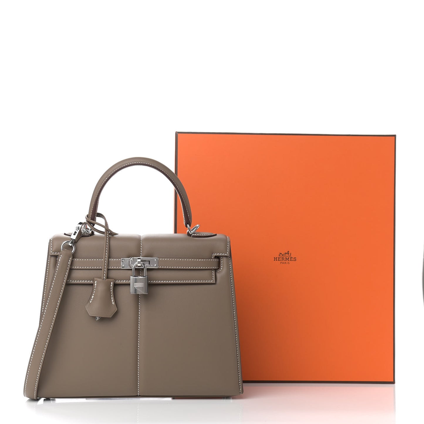 Swift Kelly Padded Sellier 25 Etoupe
