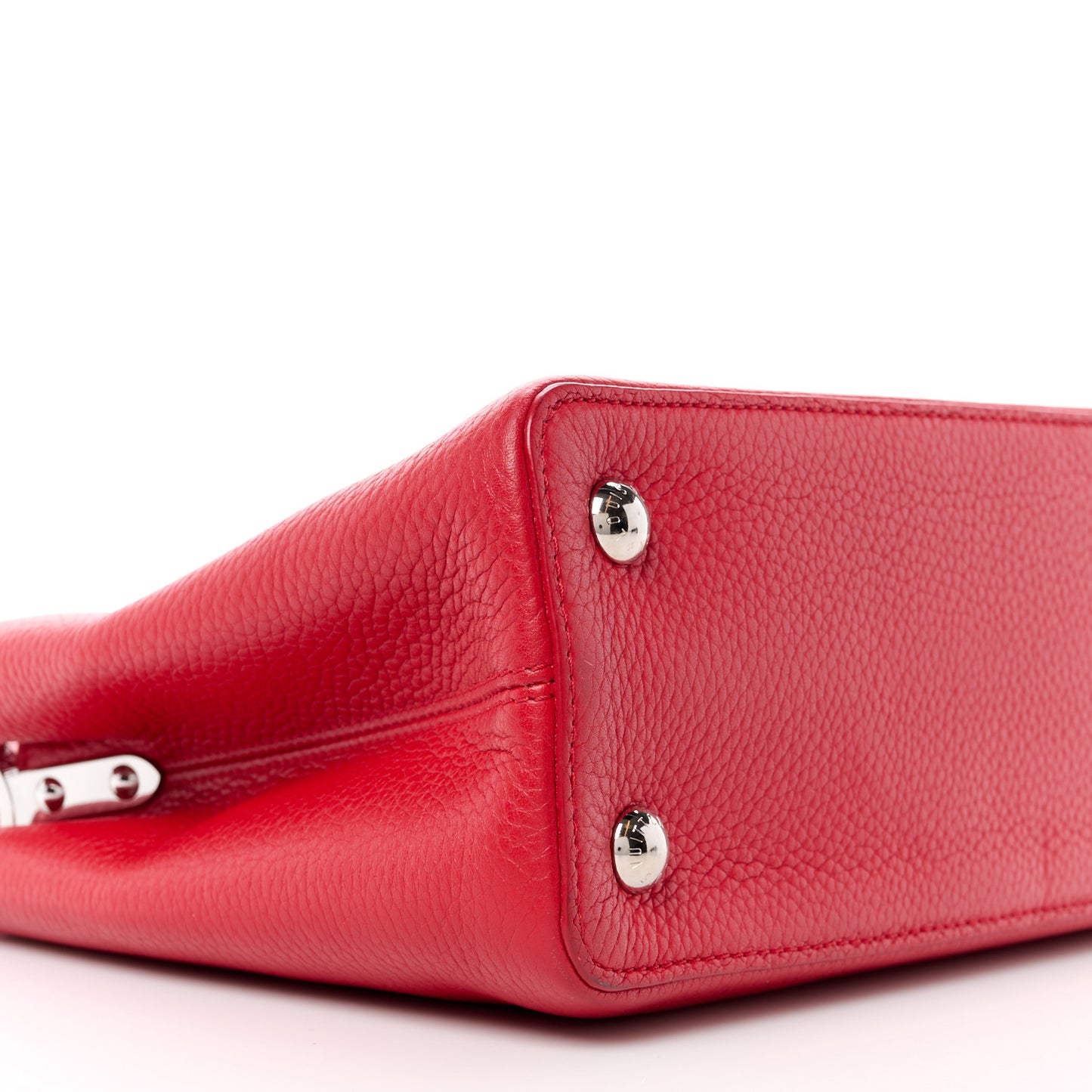 Taurillon Capucines PM Rubis