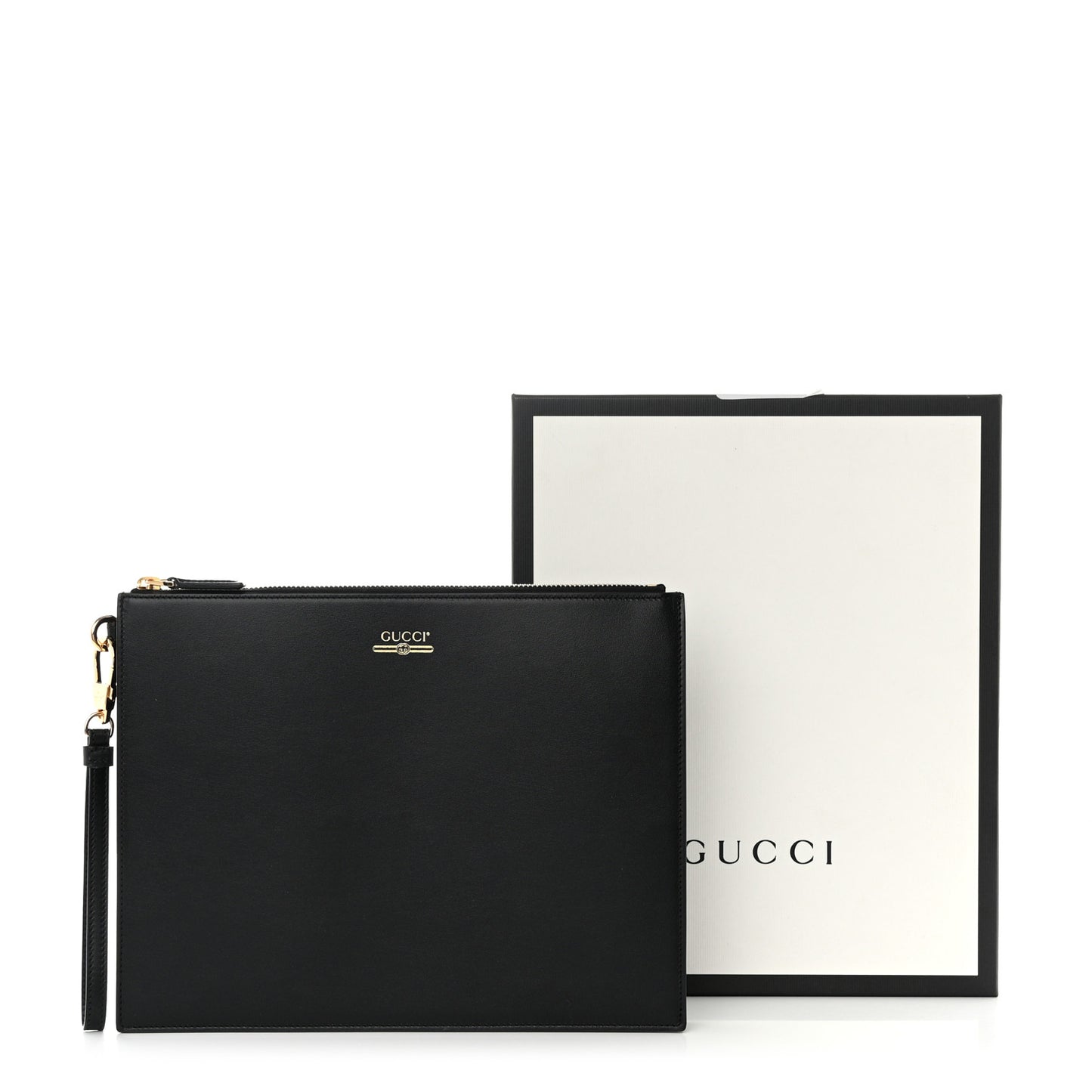 Calfskin Clutch Black