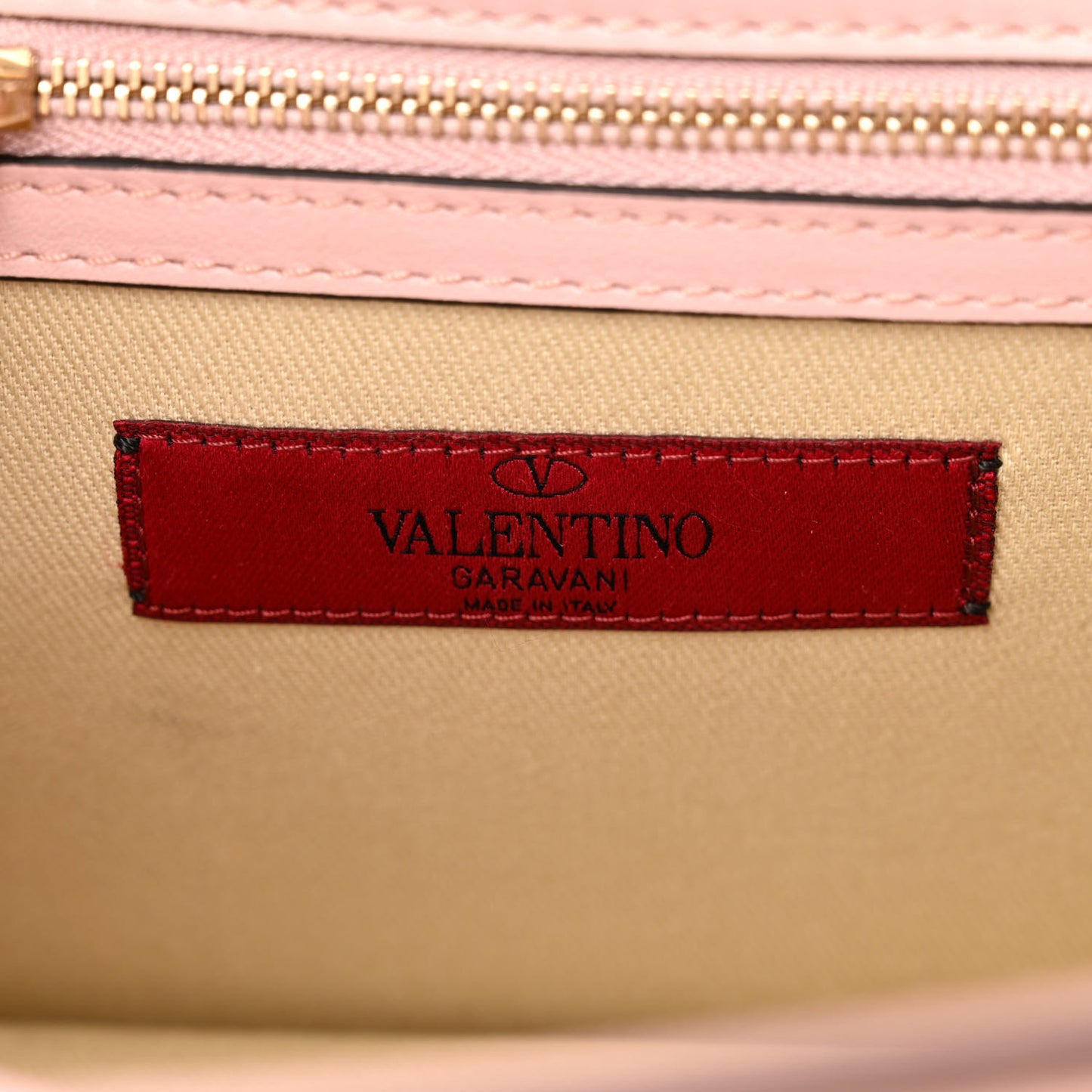 Vitello Medium Glam Lock Rockstud Flap Water Rose