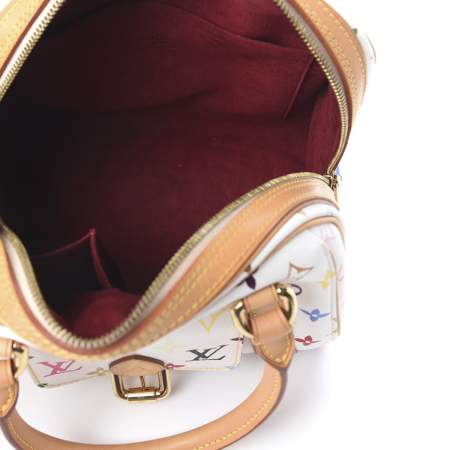 Louis Vuitton Monogram Multicolor Priscilla White 4 of 8