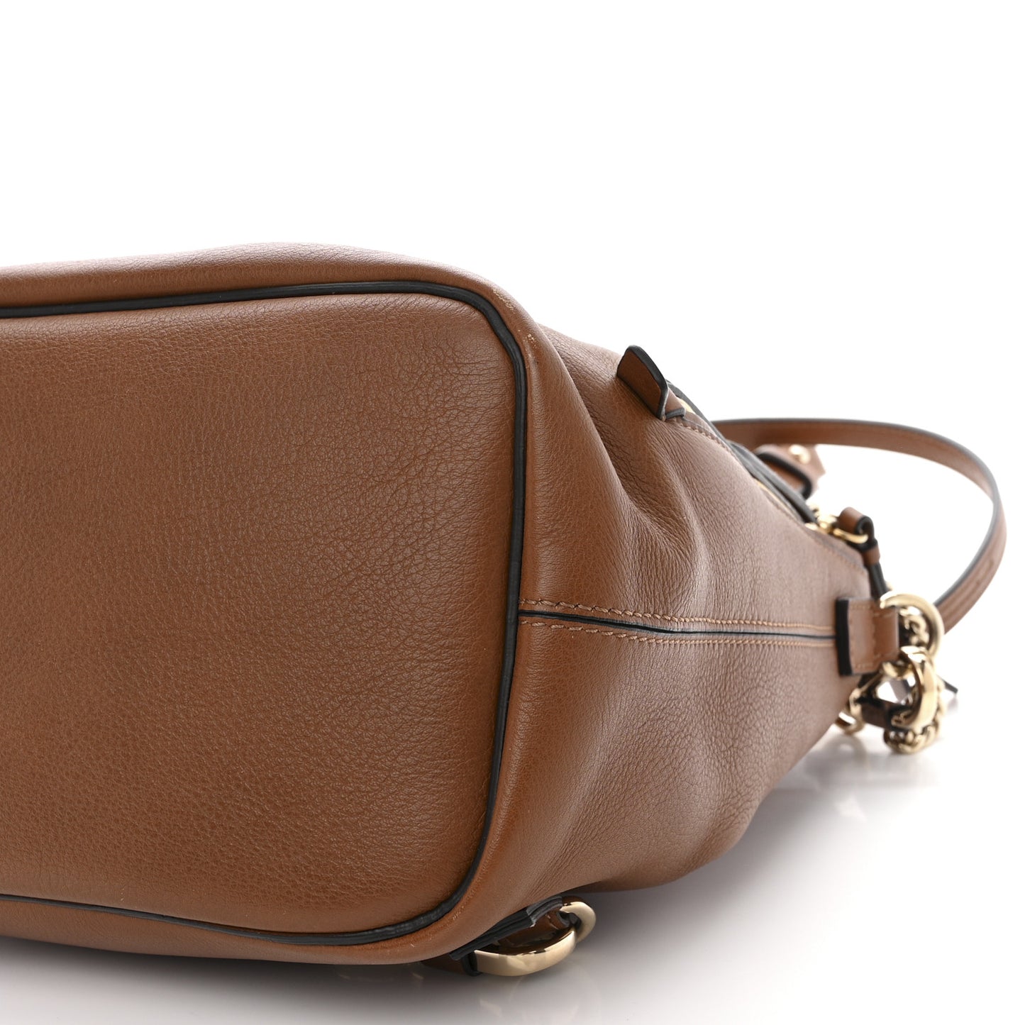 Suede Calfskin Small Faye Backpack Tan