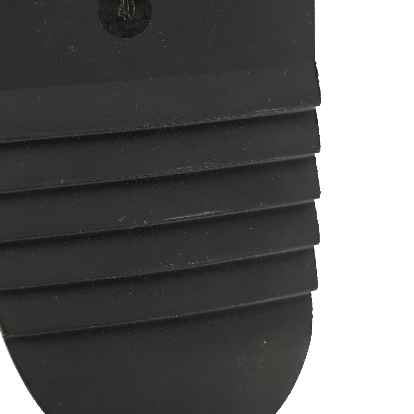 Jakarta Calfskin Womens Horsebit Slippers 40 Black
