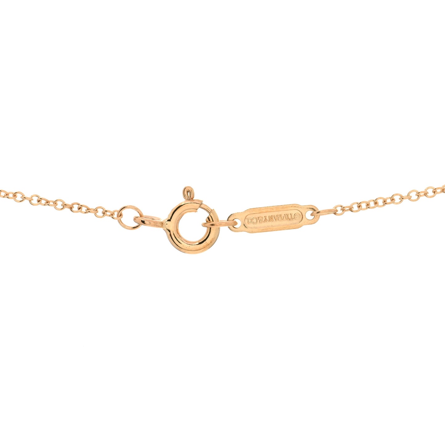18K Rose Gold Diamond Mini Crown Key Pendant Necklace