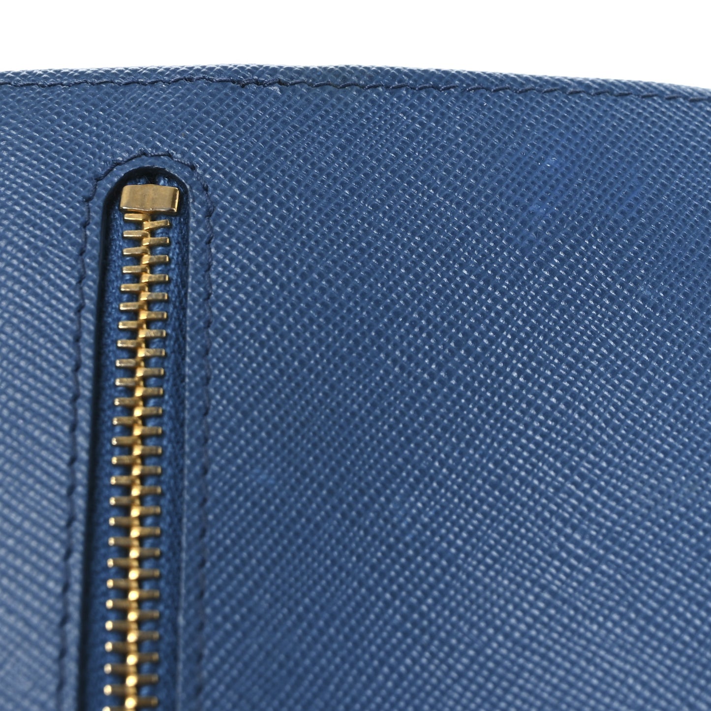 Saffiano Metal Continental Flap Wallet Bleuette