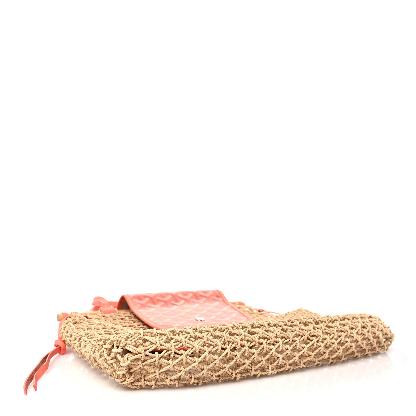 Goyardine Net Aligre Tote Coral