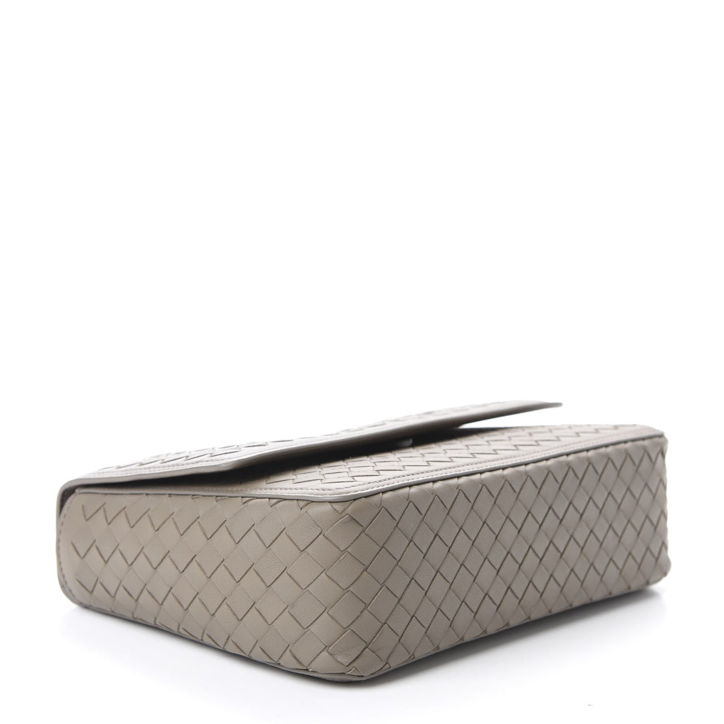 Nappa Intrecciato Alumna Bag Limestone