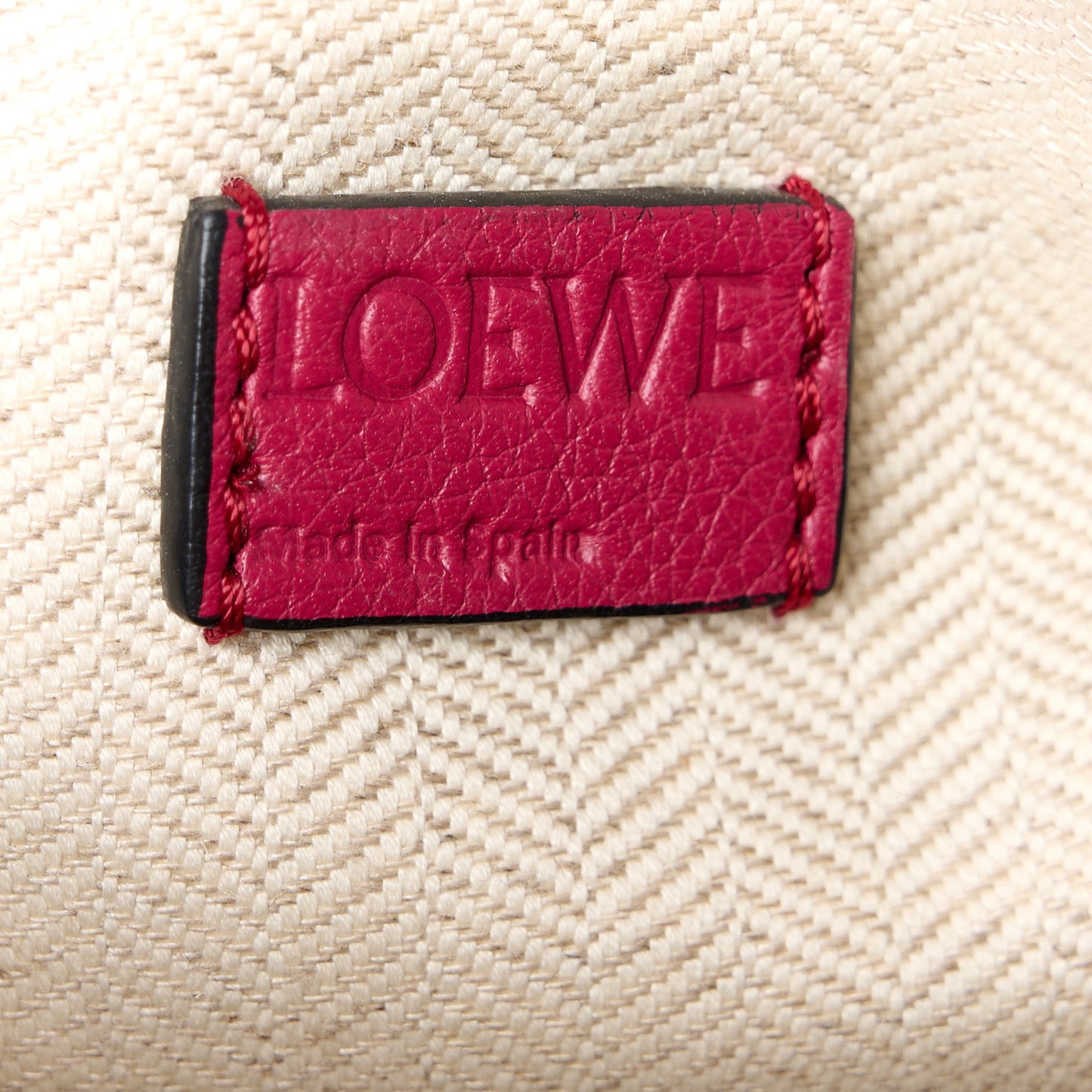 Calfskin Mini Puzzle Bag Raspberry