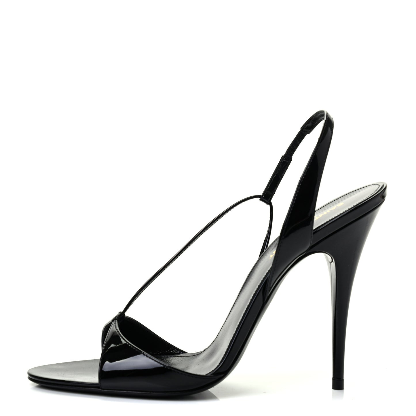 Patent Calfskin Anouk 110 Sandals 39 Black