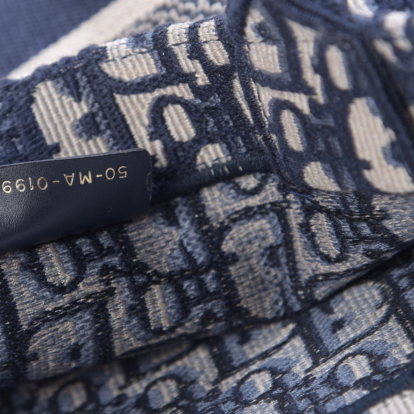 Oblique Book Tote Blue Multicolor