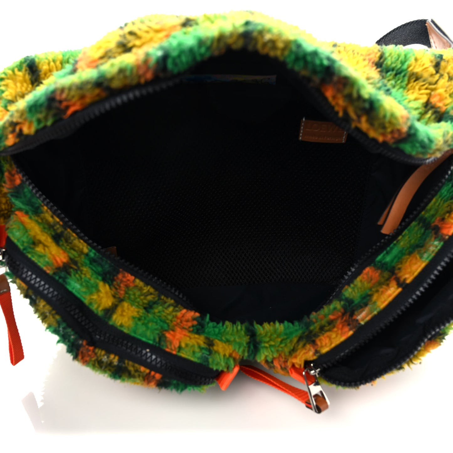 Faux Fur Print Bum Bag Multicolor