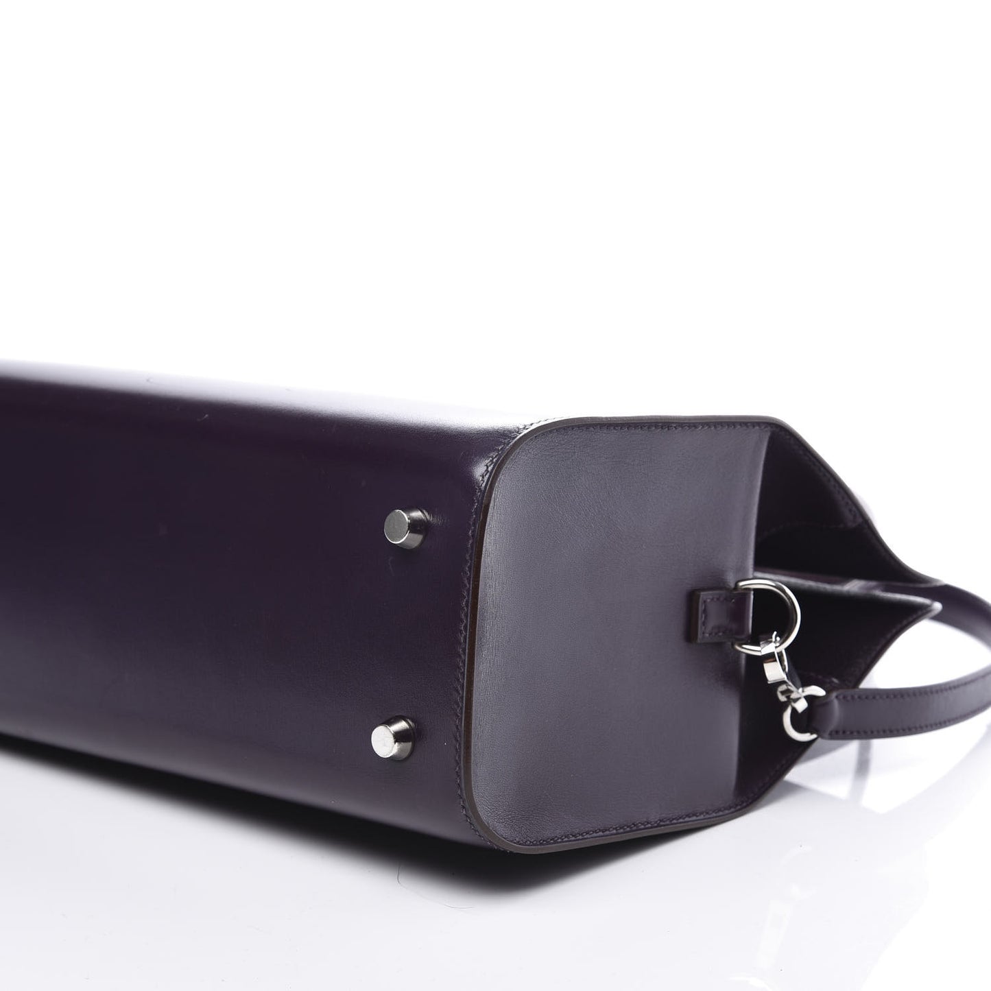 Box Handle Bag Raisin