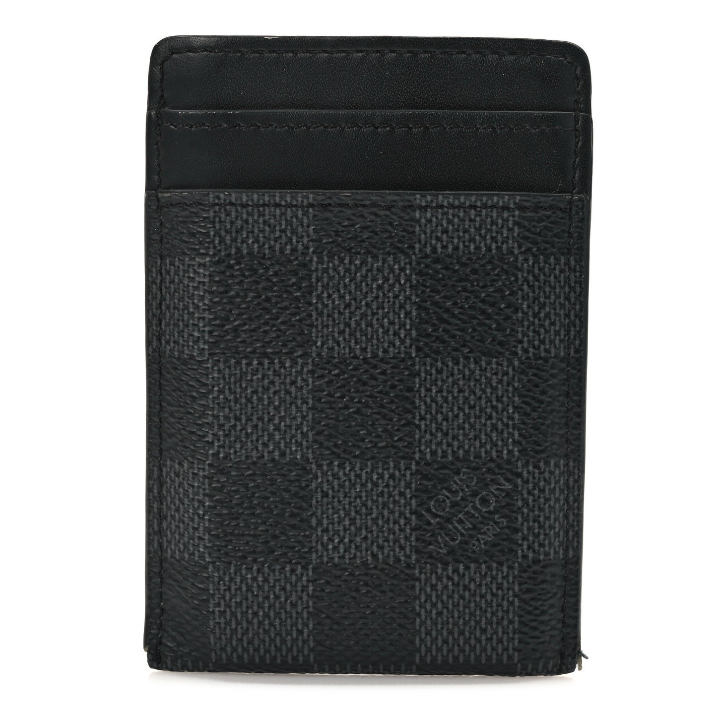 Damier Graphite Pince Card Holder Bill Clip