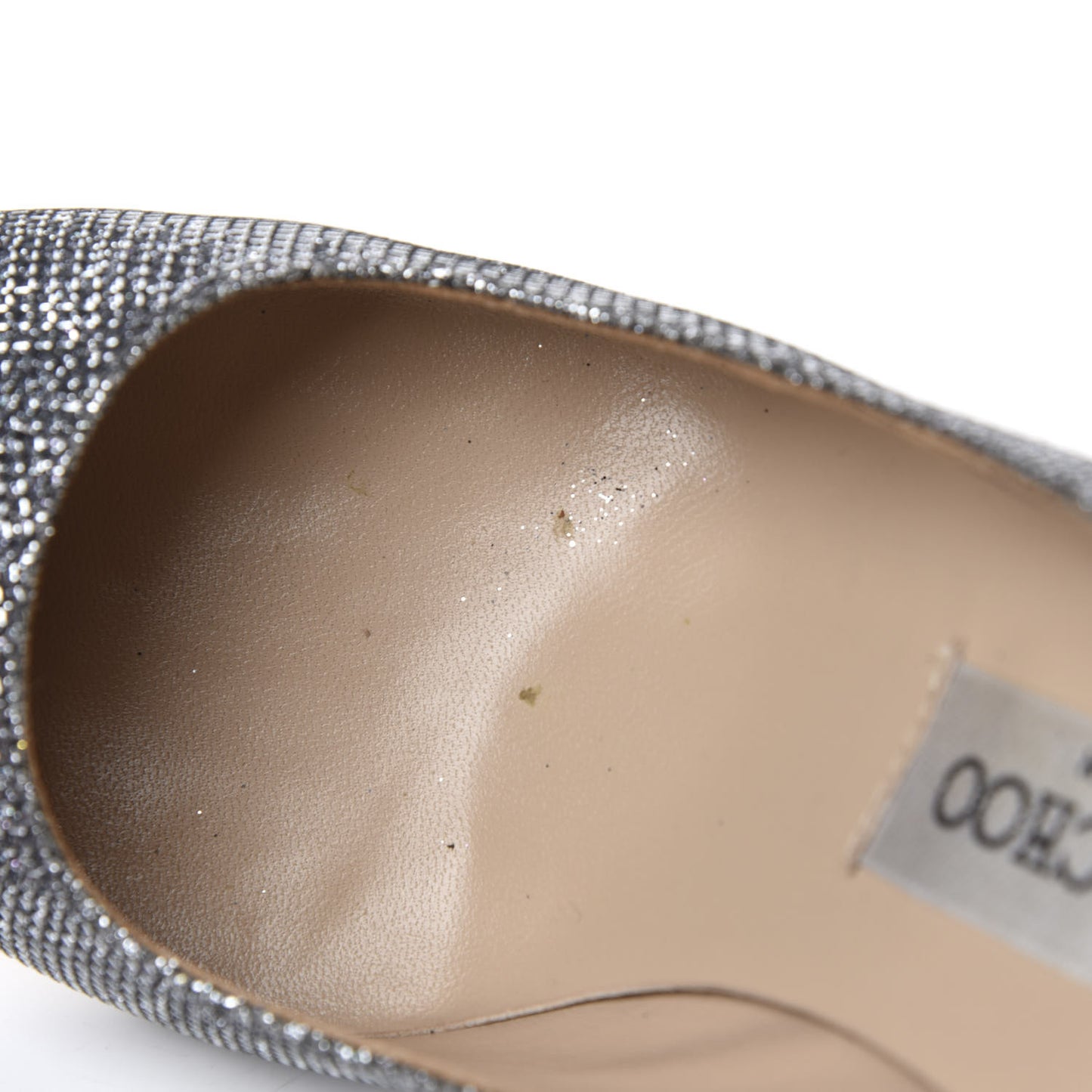 Glitter Pointy Toe Romy 100 Pumps 39 Anthracite