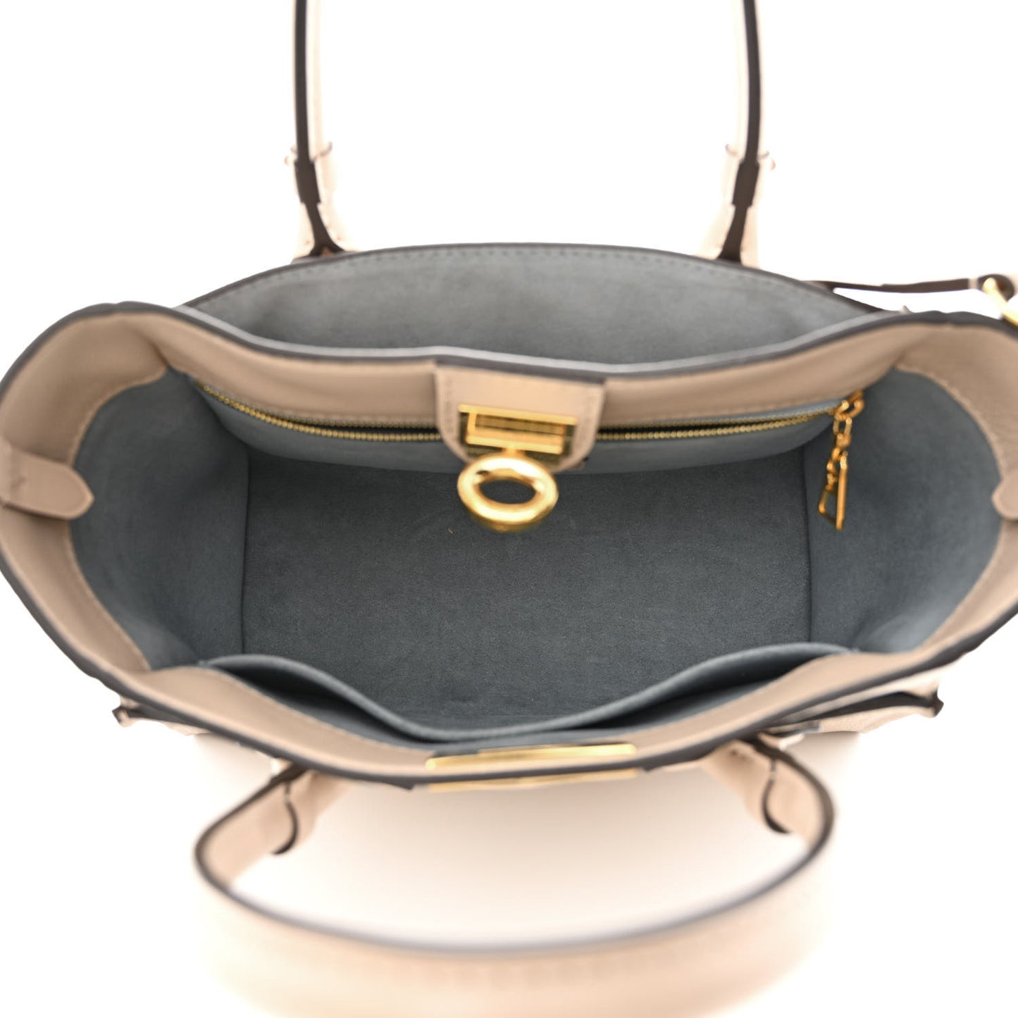 Calfskin Monogram On My Side PM Greige