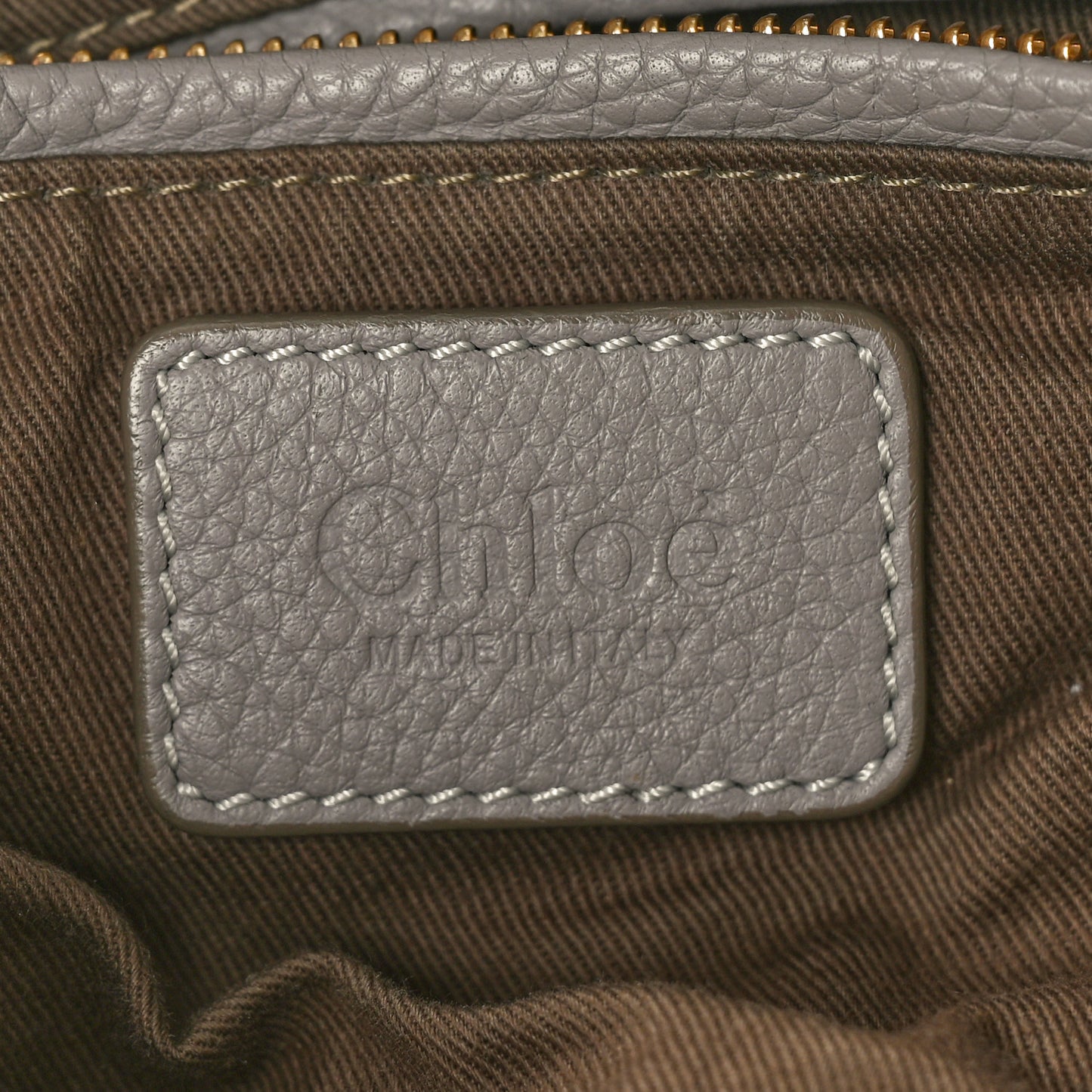 Calfskin Large Marcie Satchel Cashmere Grey