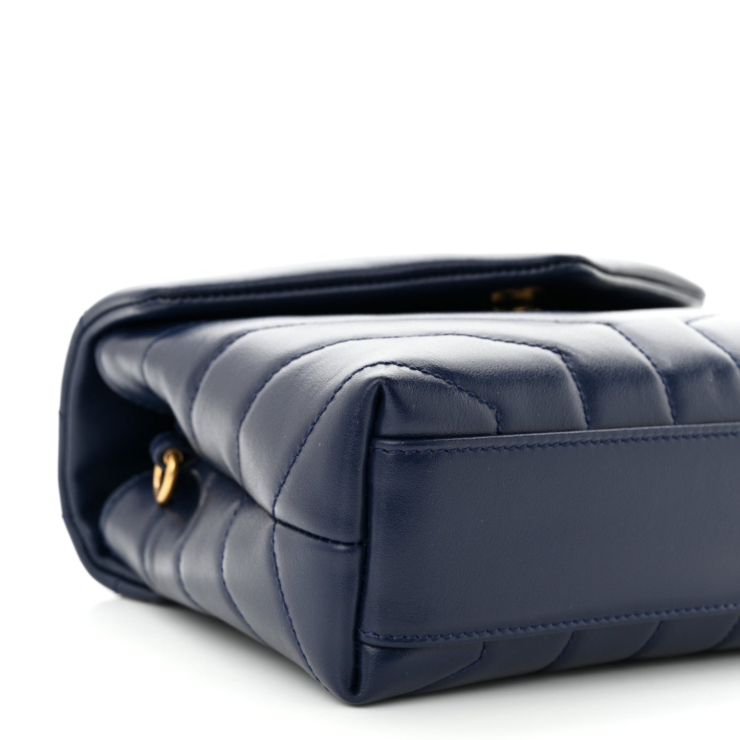 Calfskin Y Quilted Monogram Toy Loulou Crossbody Bag New Cobalt