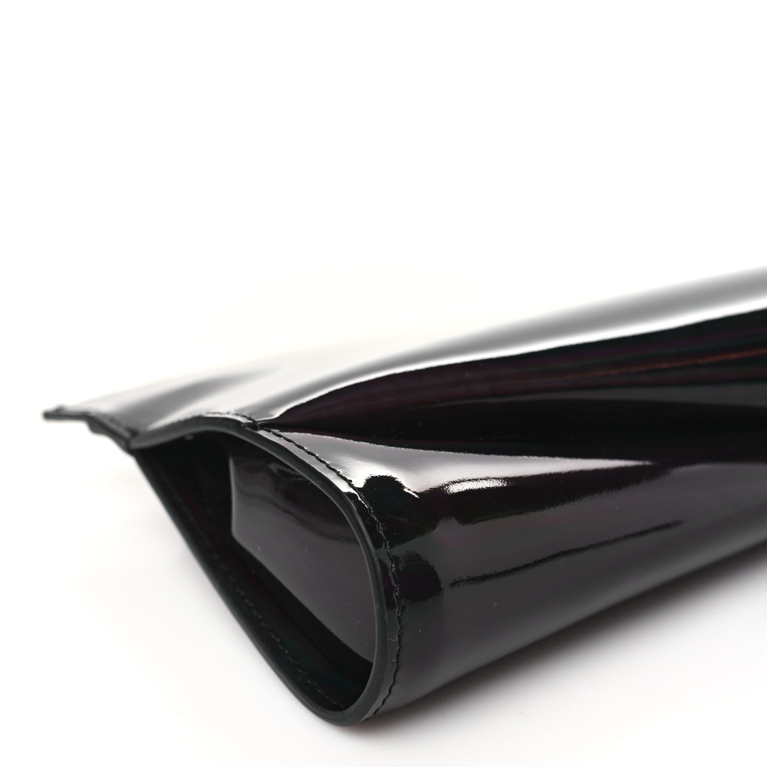 Christian Louboutin Patent Psychic Loubitwist Clutch Black 8 of 10