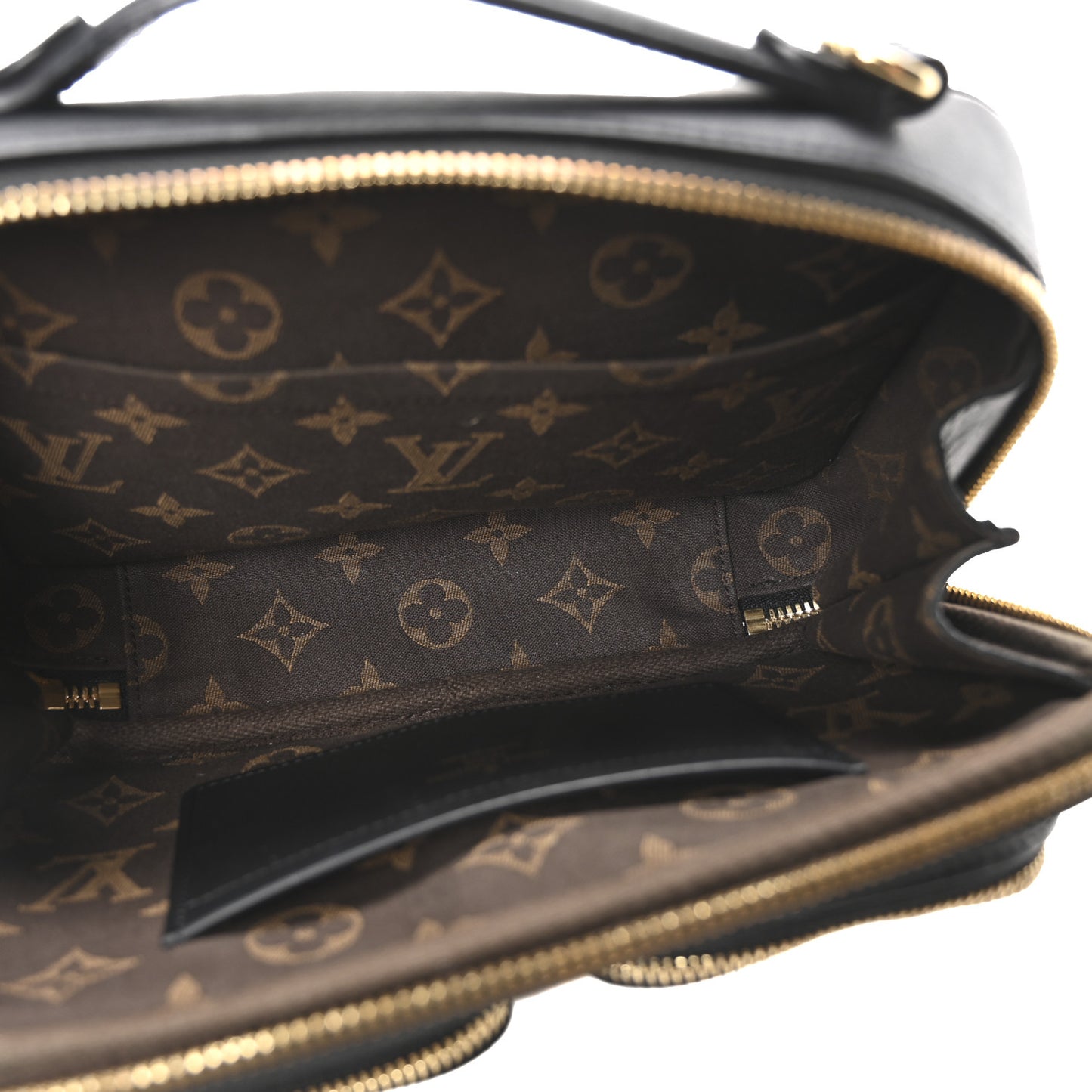 Calfskin Monogram Embossed Utility Crossbody Black