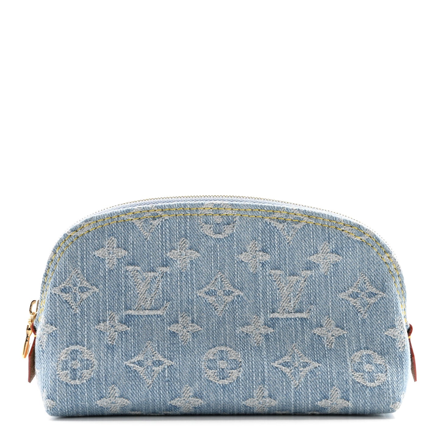 Denim Monogram Pochette Cosmetique PM Sky Blue