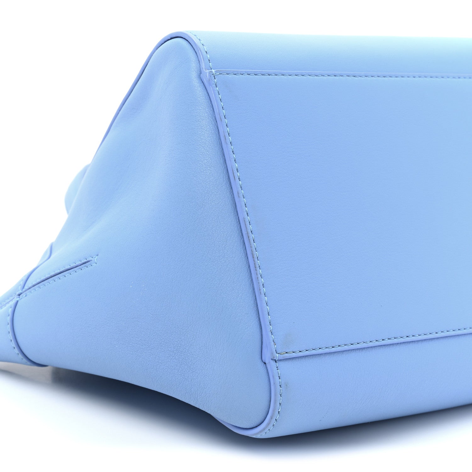 Loewe Calfskin Small Hammock Nugget Shoulder Bag Celestine Blue 9 of 10