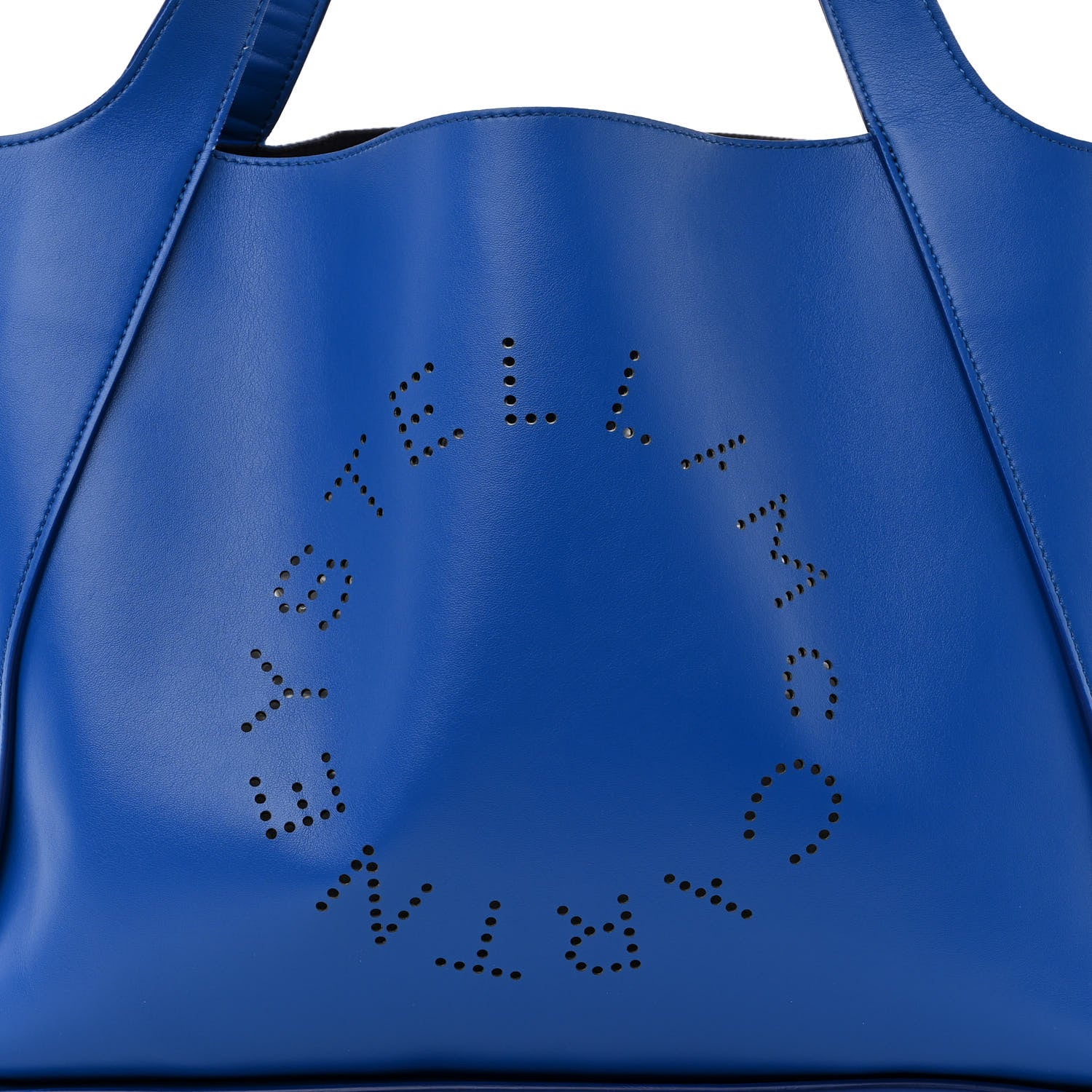 Stella McCartney Eco Alter Nappa East West Perforated Tote Jewel Blue 8 of 12