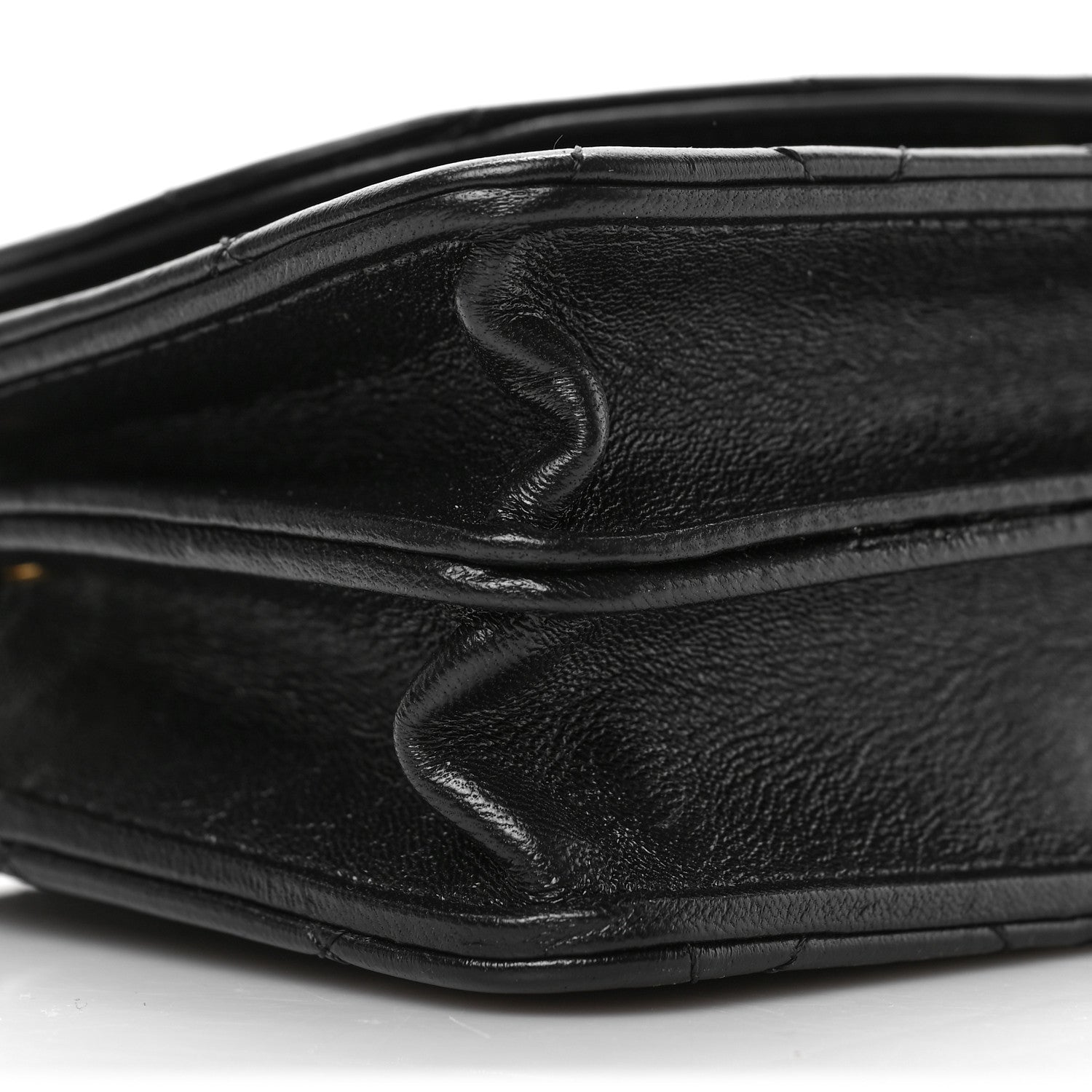 Chanel Lambskin Quilted Phone Holder Flap Black 8 of 9