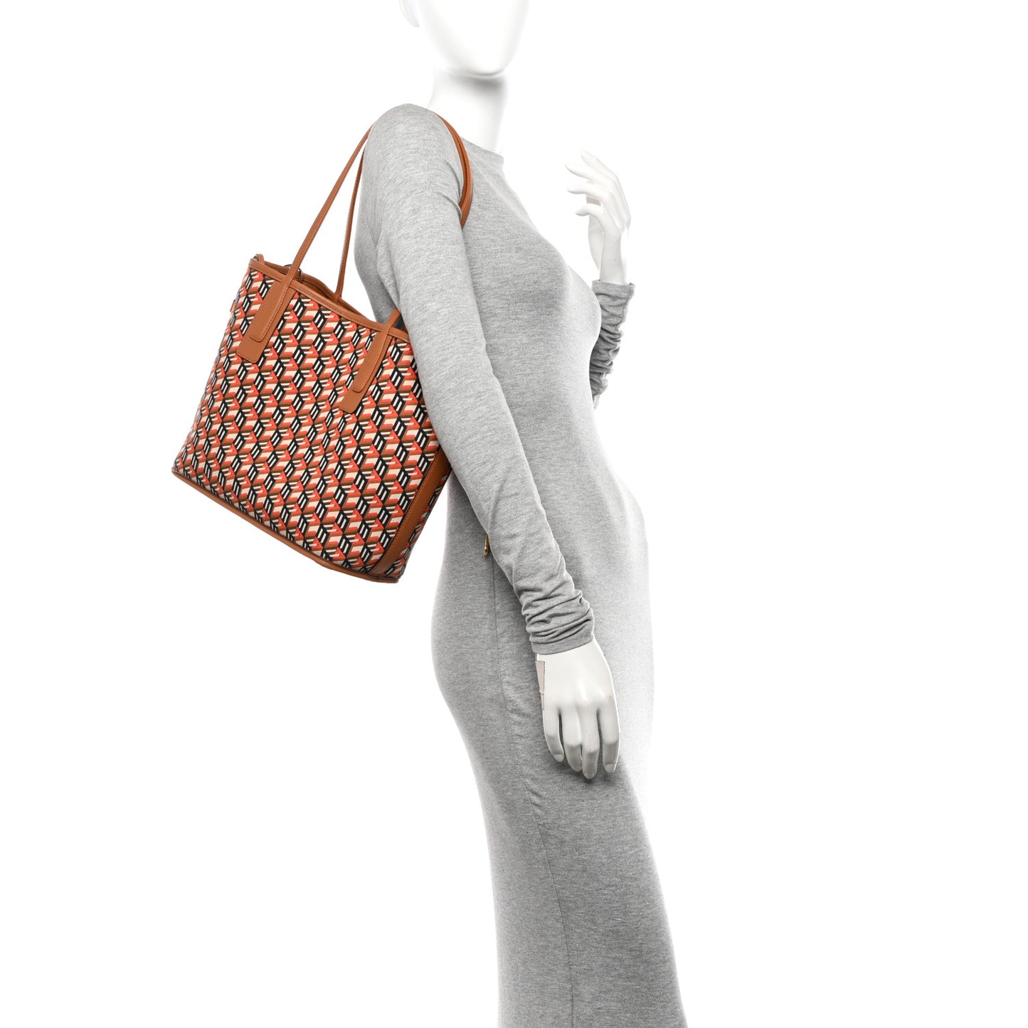 Visetos Small Liz Reversible Shopper Tote Cognac