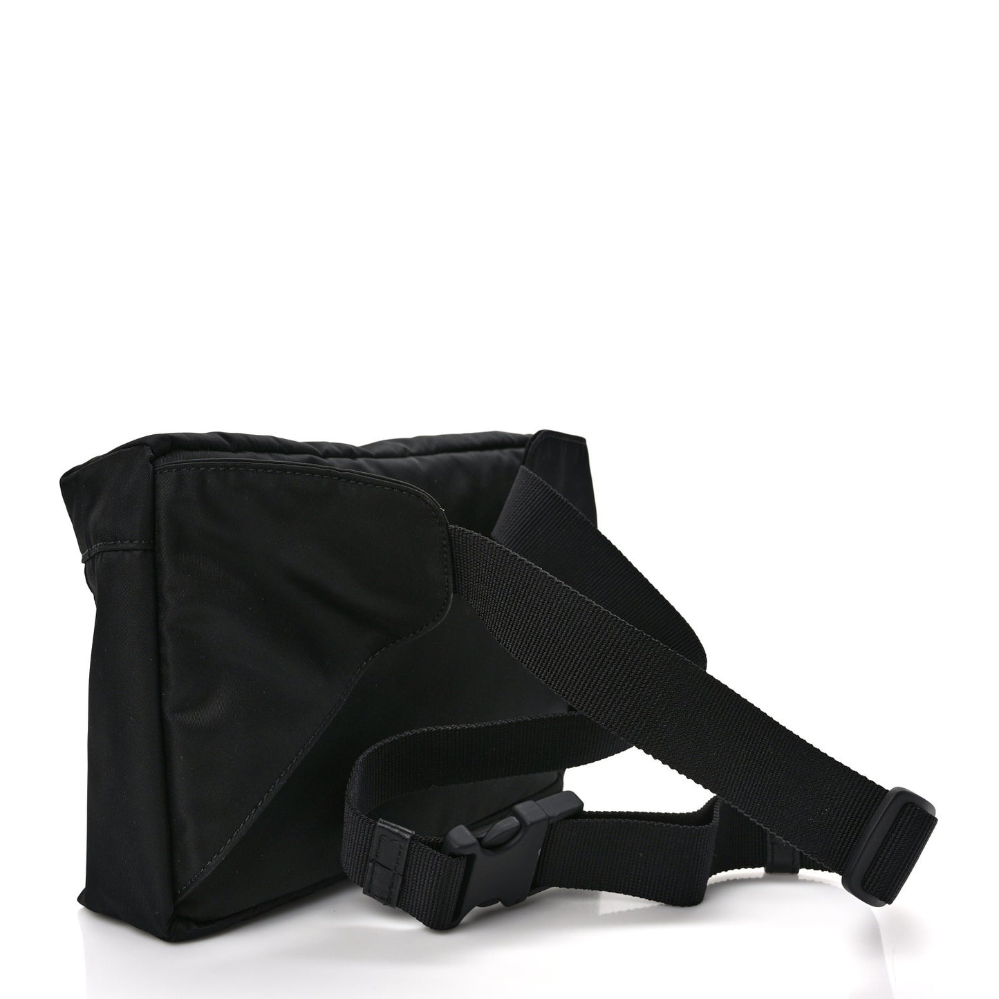 Nylon Palazzo Medusa Belt Bag Black Ruthenium