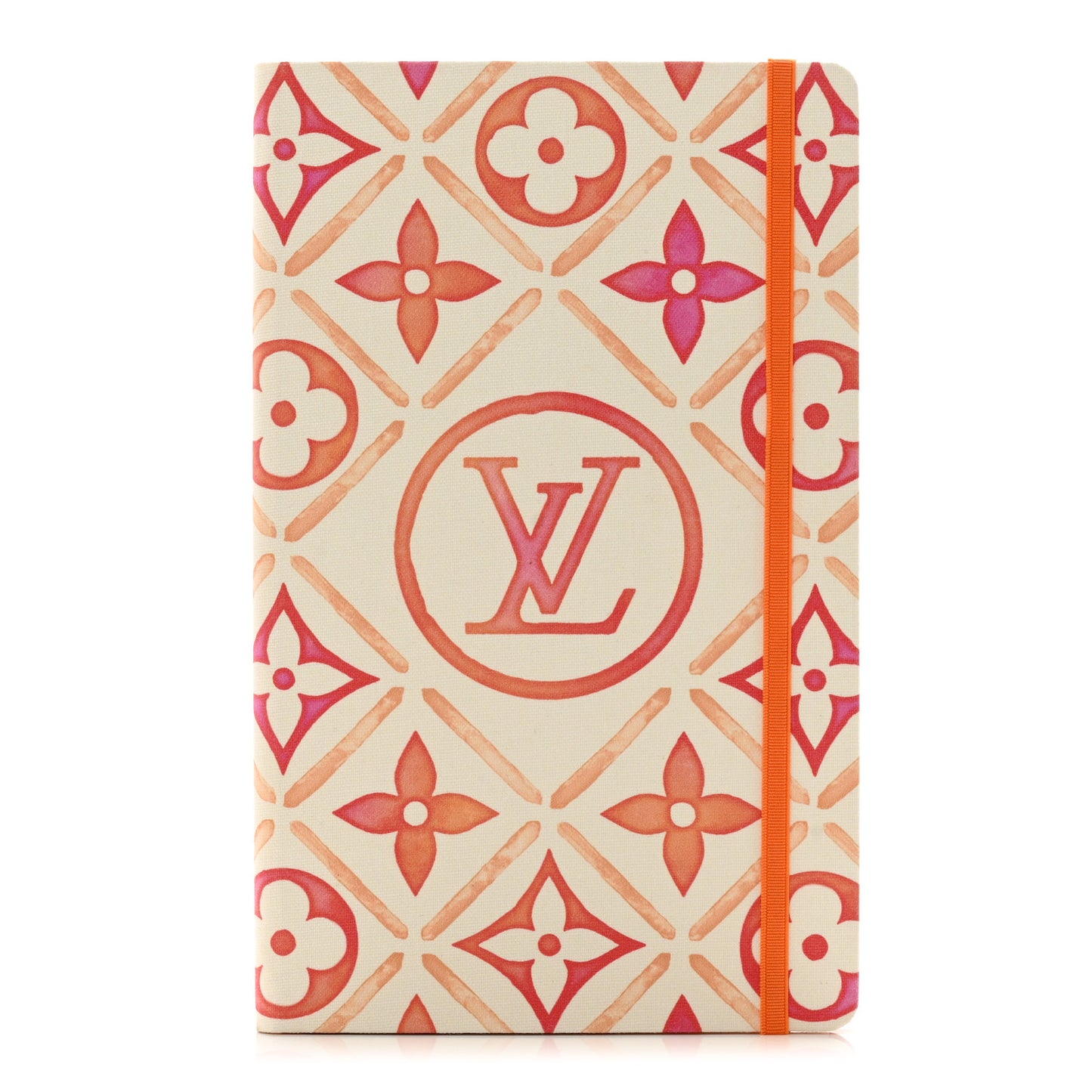 Monogram Watercolor Aquarelle Notebook White
