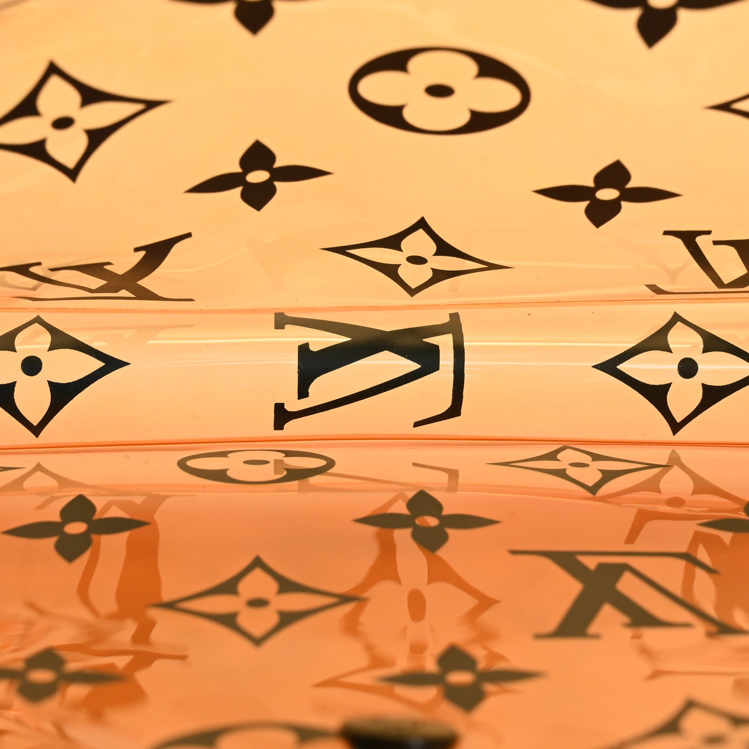 Louis Vuitton PVC Monogram Printed Envelope Pouch Orange 5 of 7