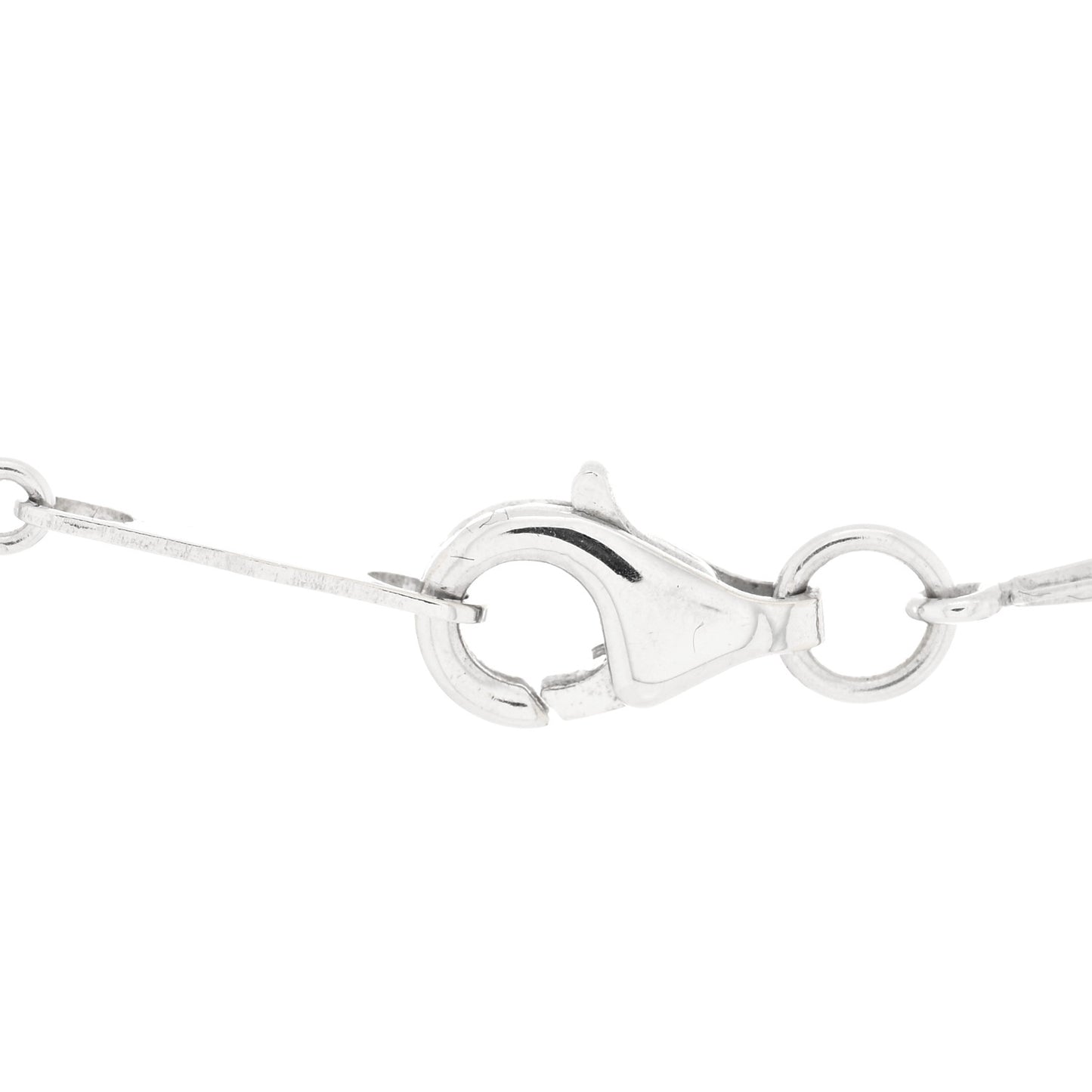 18K Yellow White Gold Diamond Nugget Pendant Necklace