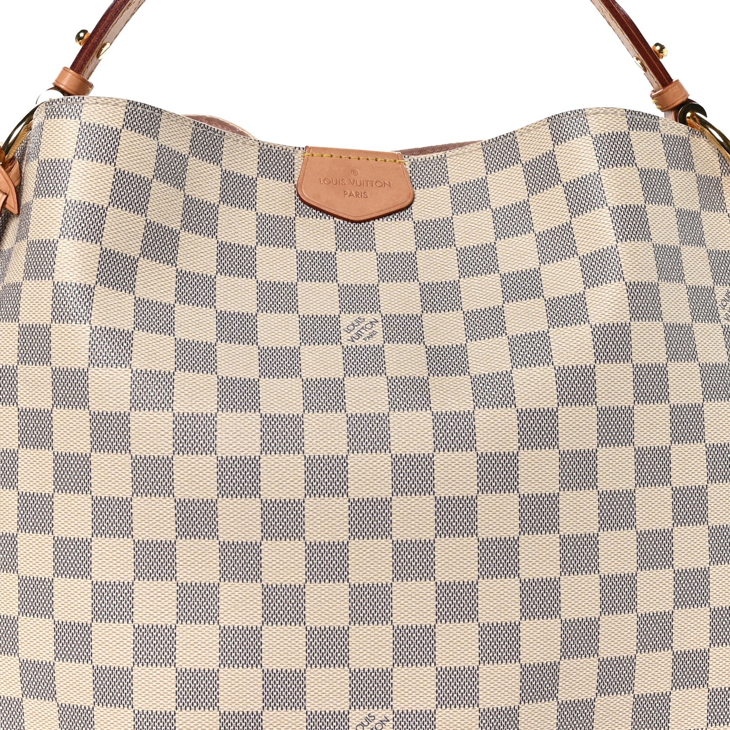 Damier Azur Graceful MM Rose Ballerine
