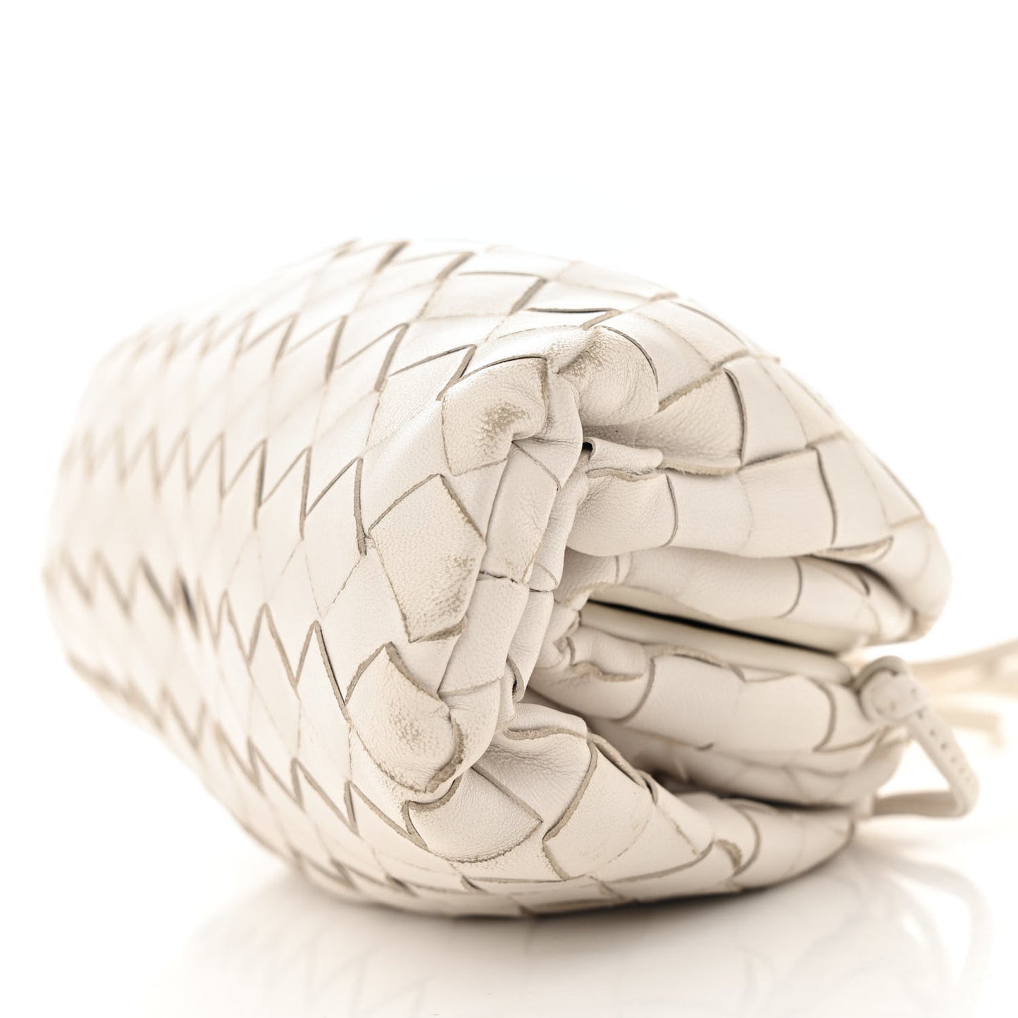 Nappa Intrecciato The Mini Pouch Chalk