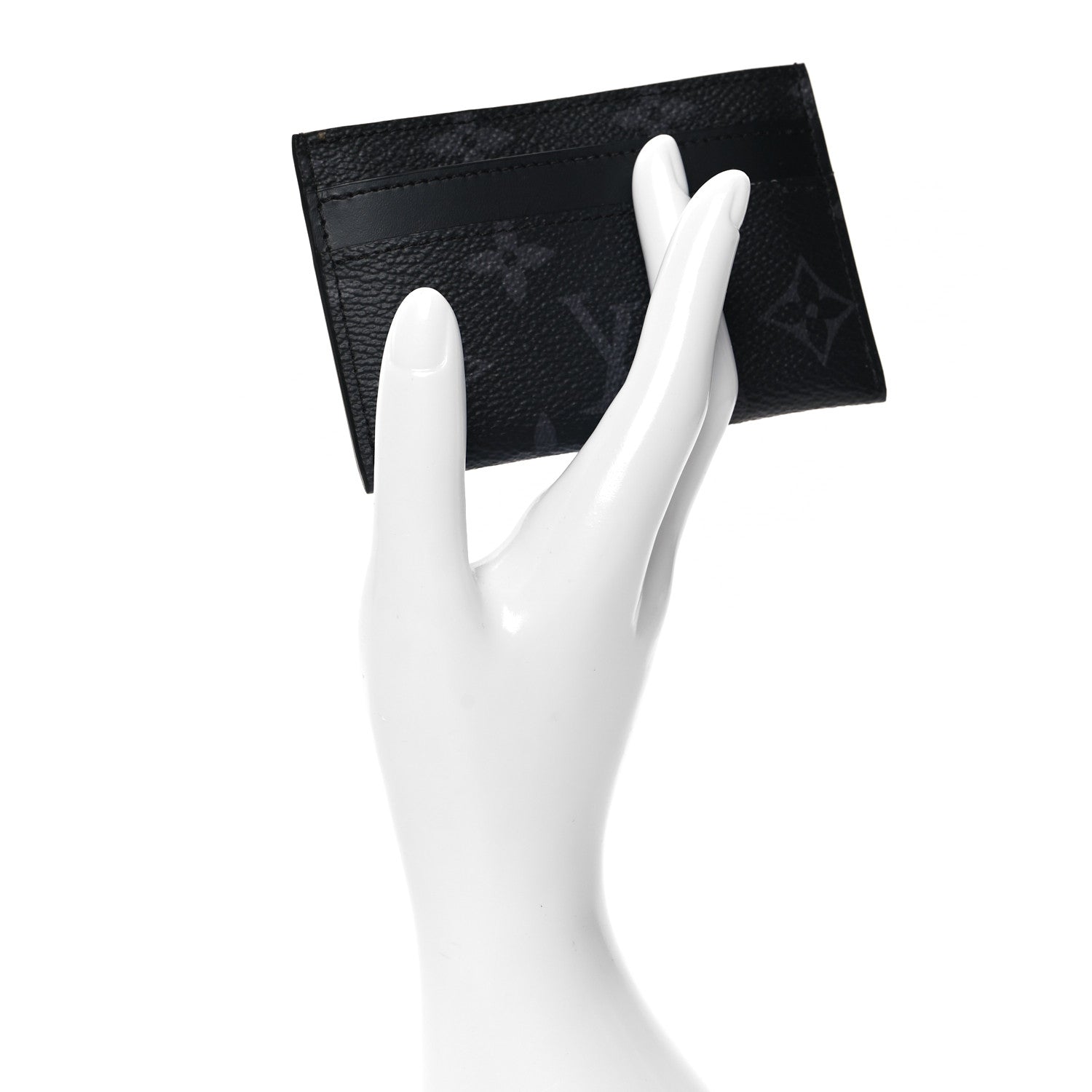 Louis Vuitton Monogram Eclipse Porte-Cartes Double Card Holder 2 of 6