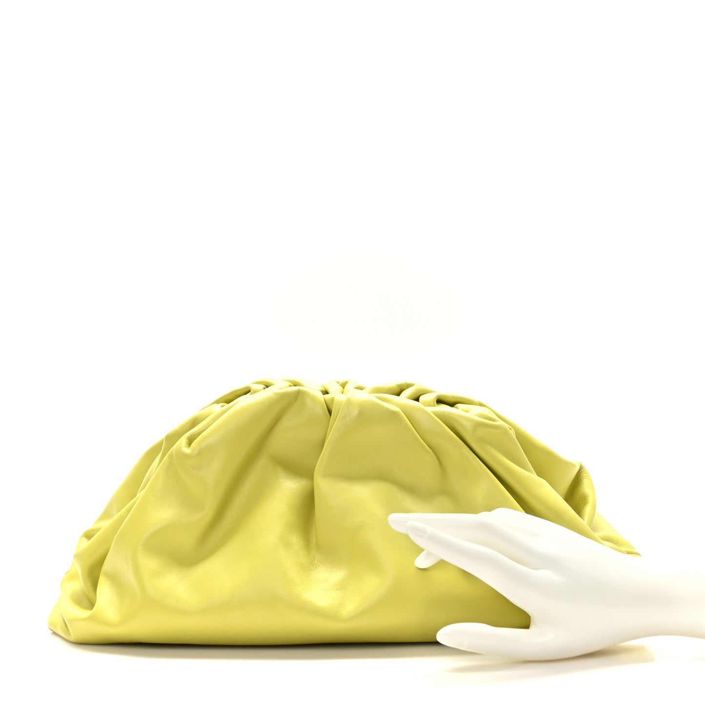 Smooth Butter Calf The Pouch Oversized Clutch Sherbert