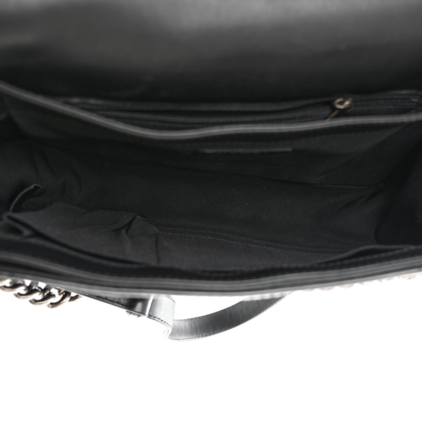 Patent New Medium Boy Reverso Flap Black