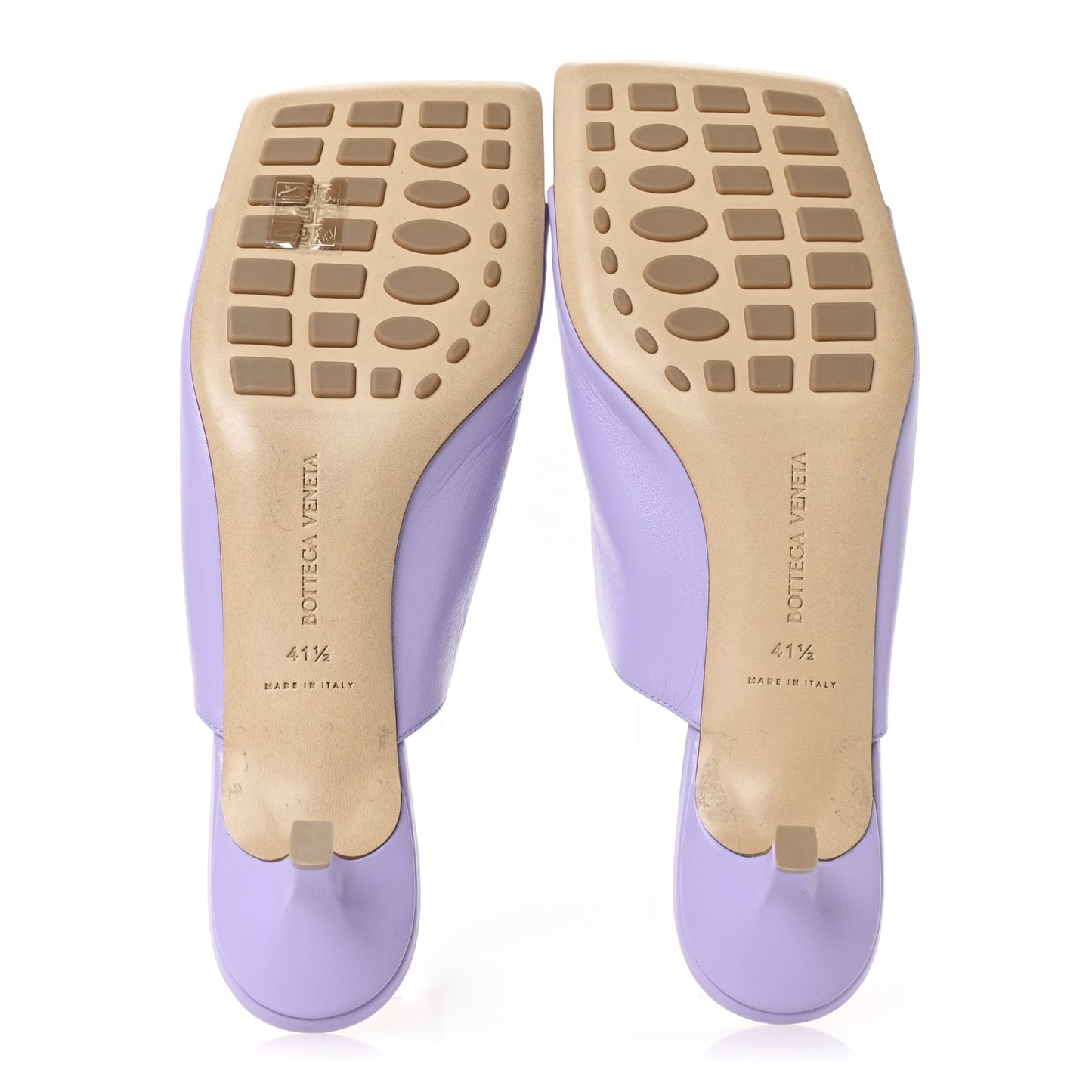 Lambskin Stretch Mule 40mm Sandals 41.5 Lavender