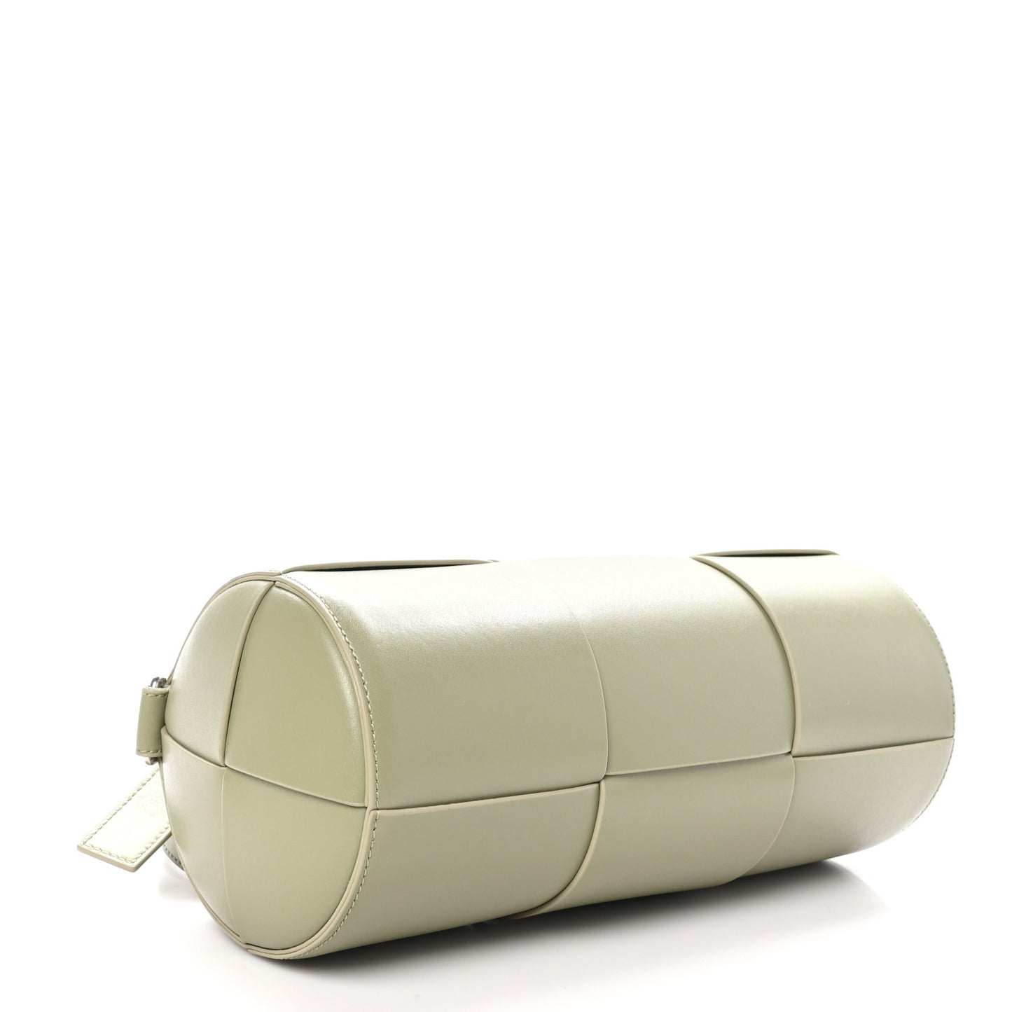 Calfskin Maxi Intreccio Medium Canette Crossbody Bag Green