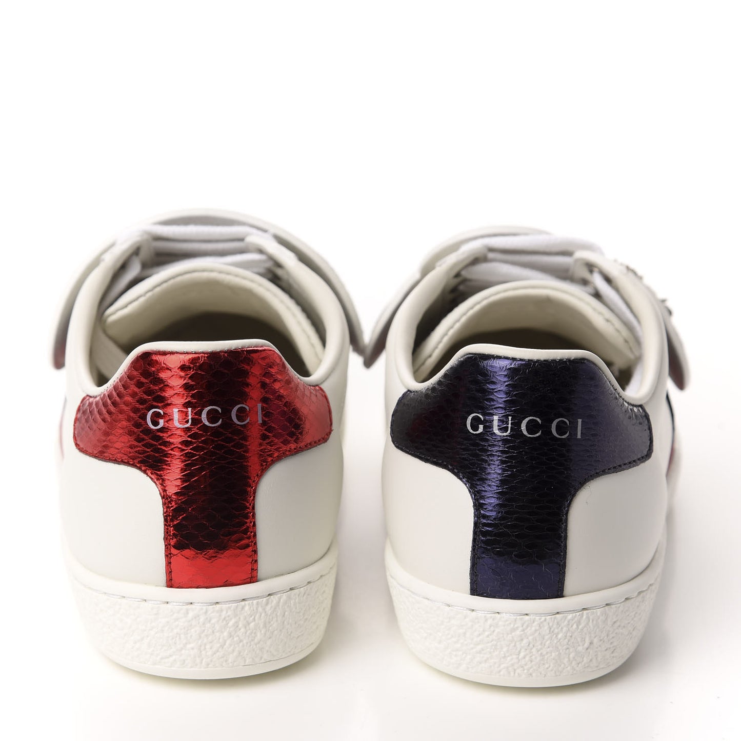 Calfskin Ayers Web Dagger Embroidered Womens Ace Sneakers 35.5 White