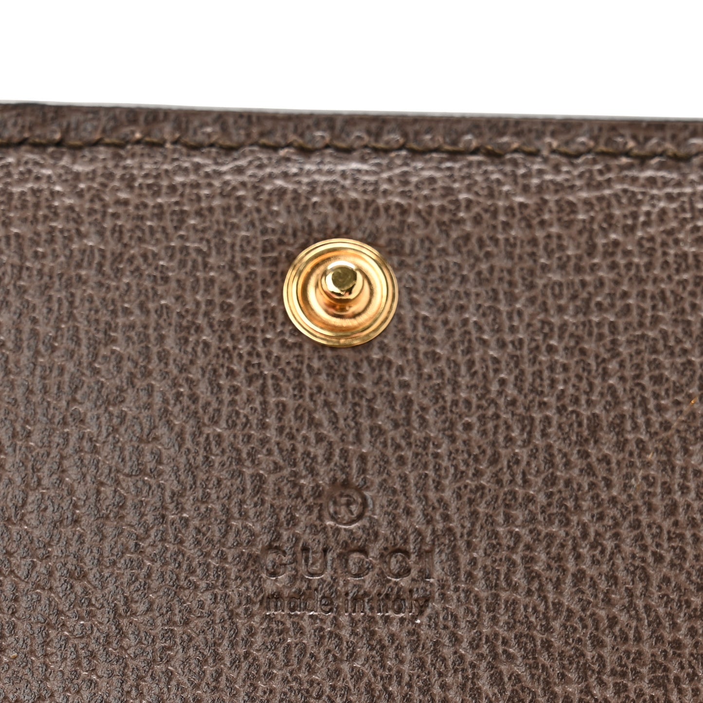 GG Supreme Monogram Web Ophidia Card Case Beige New Acero