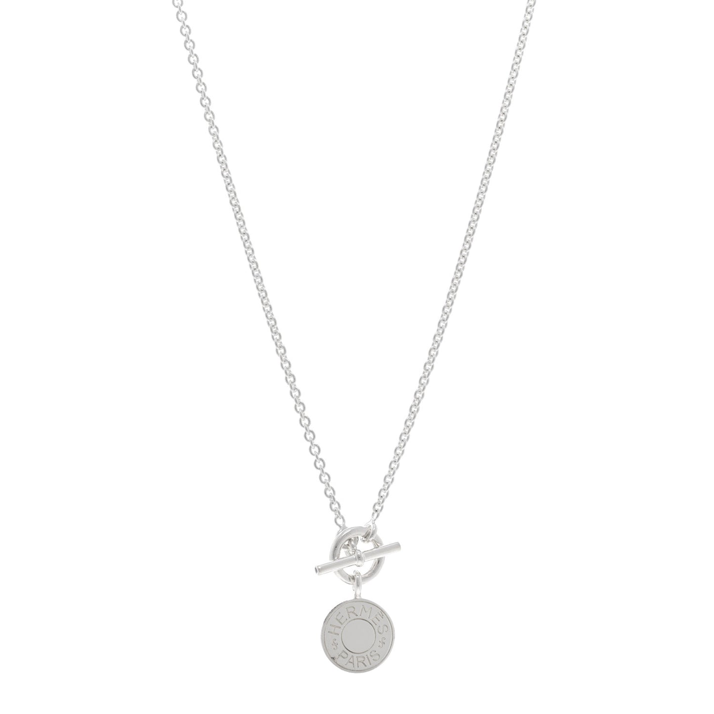 Sterling Silver Amulettes H Confettis Pendant Necklace