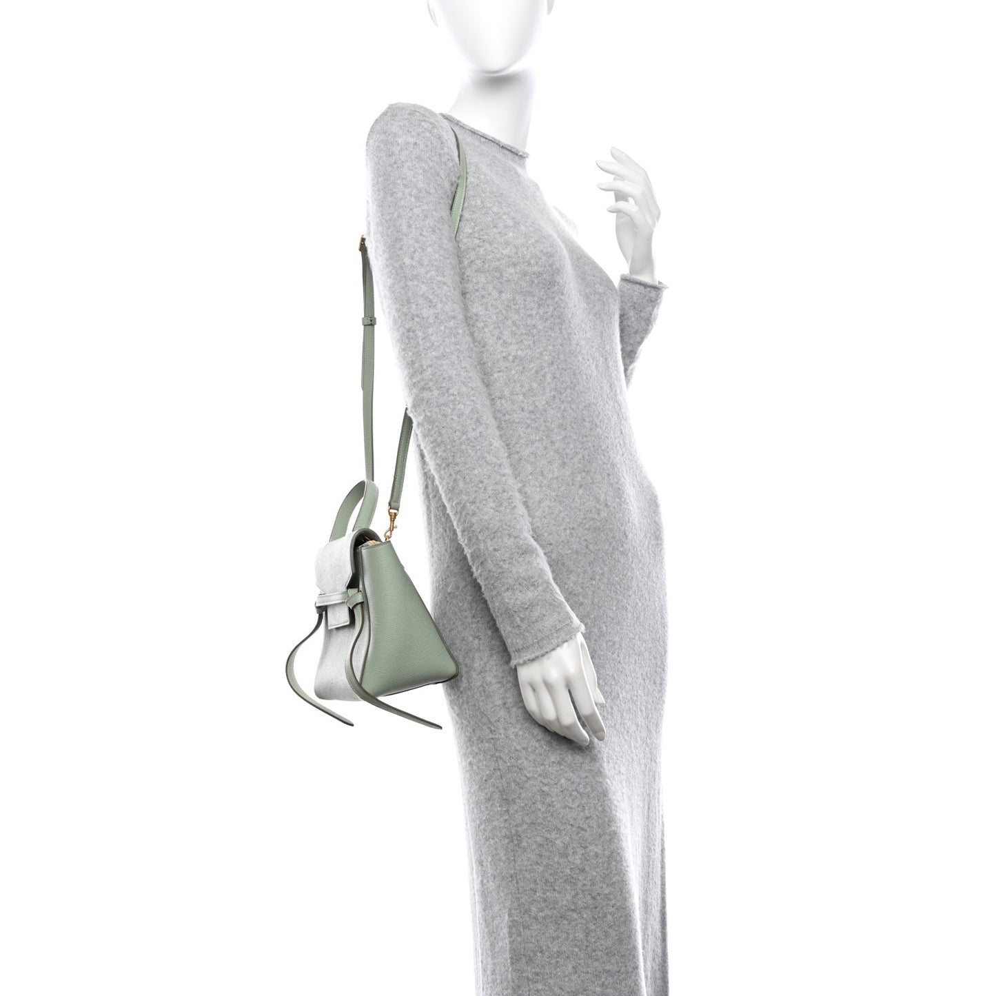 Grained Calfskin Nano Belt Bag Jade