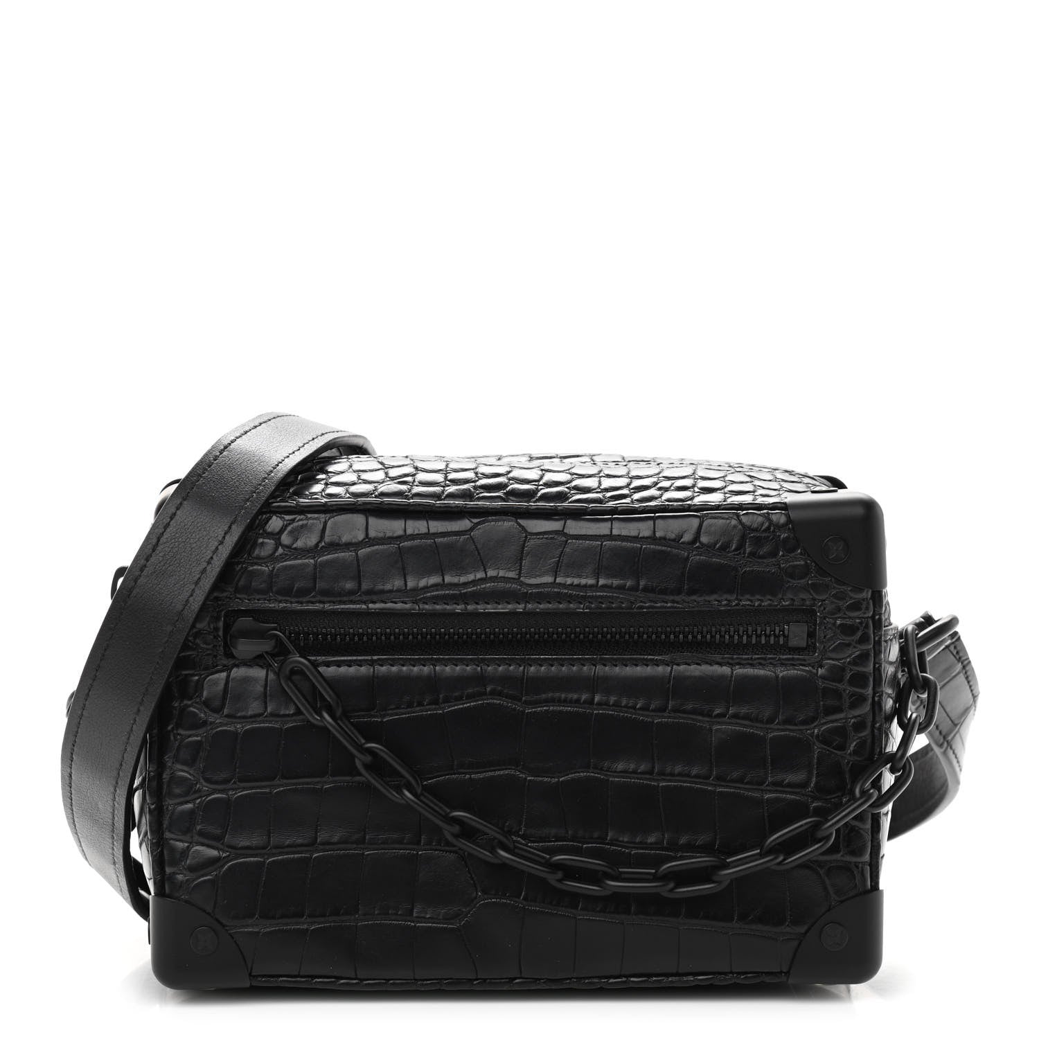 Louis Vuitton Alligator Mini Soft Trunk Black 976727 – FASHIONPHILE