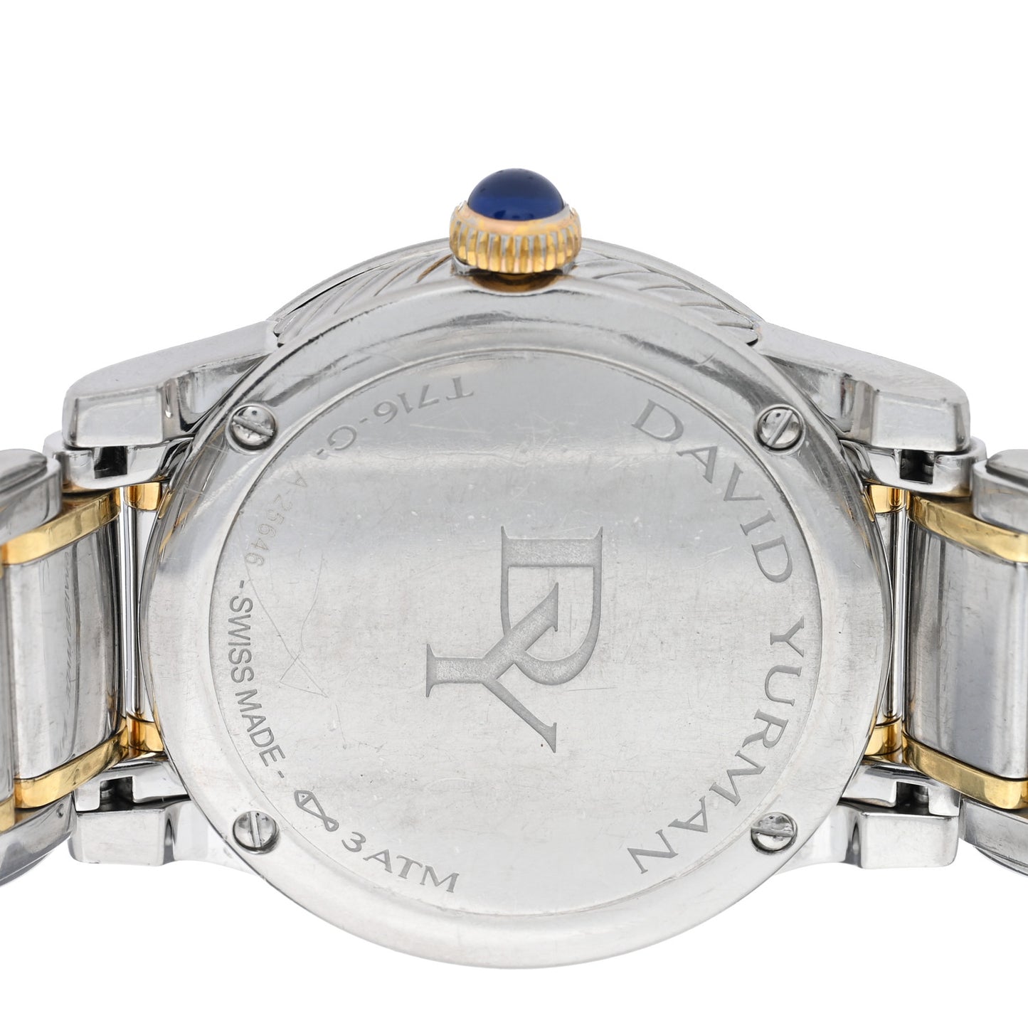 Stainless Steel 18K Yellow Gold Diamond Mother of Pearl 38mm Classic Quartz Watch